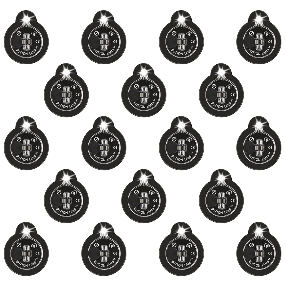 Panther Vision Stick On LED Button Lights -18 Pack Battery Powered with Adhesive