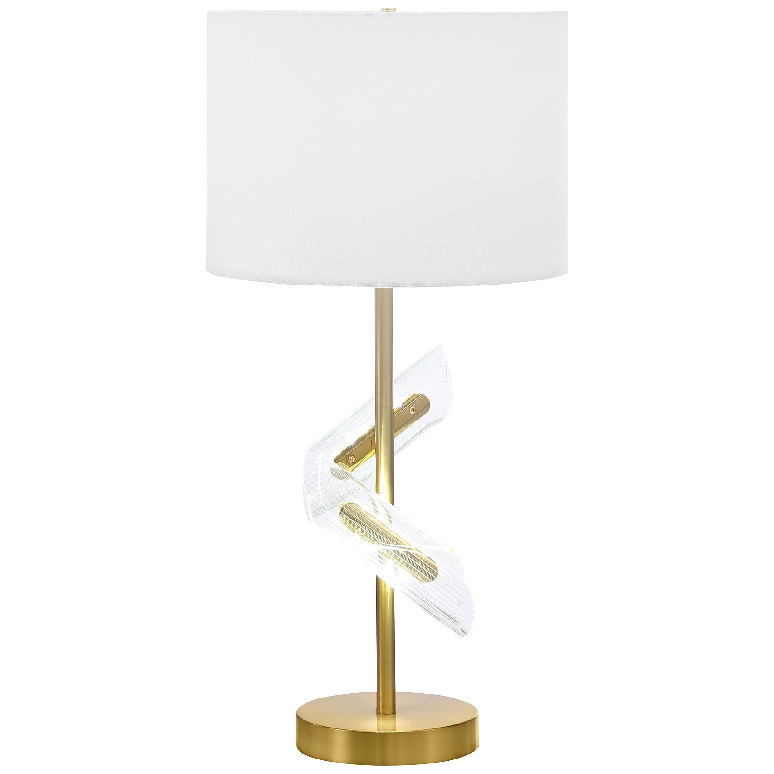 Coaster Home Furnishings Kingsley 30-Inch Drum Shade Table Lamp Gold (Set Of 2)