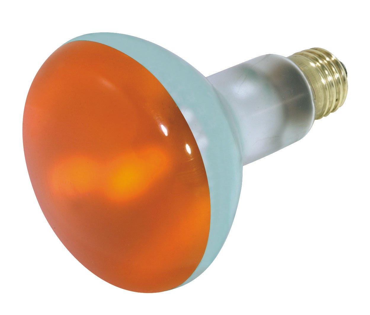 Satco S3239 Medium Light Bulb, 5.38 inches, Glass, Amber, 1 Pack, Bronze/Dark Finish
