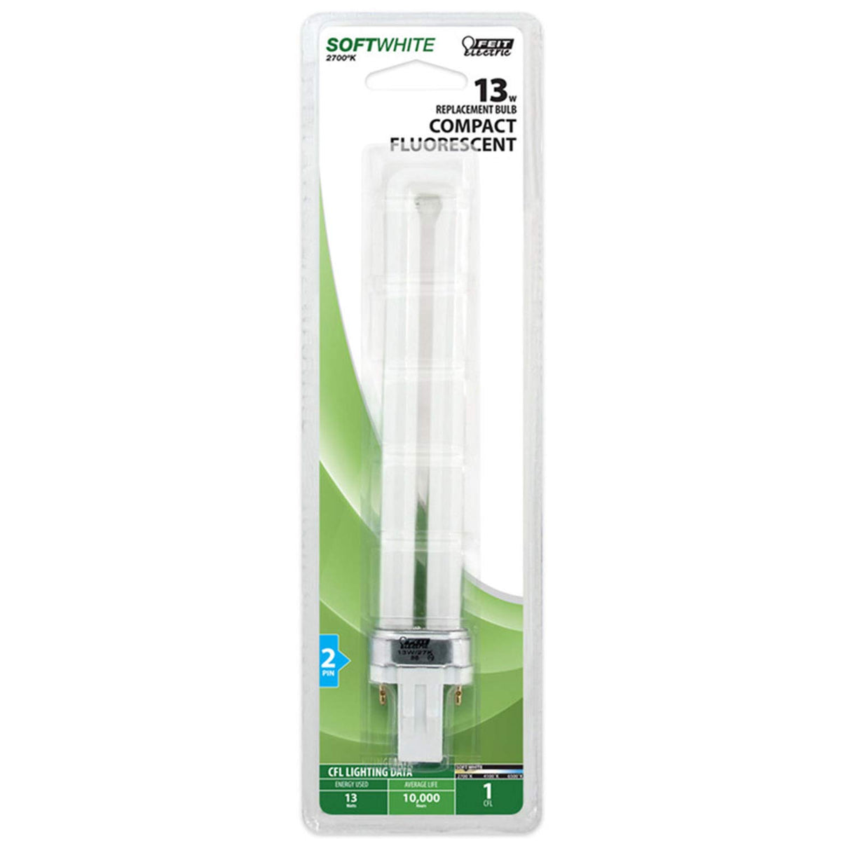 Feit Electric Compact Fluorescent 2 Pin Light Bulbs