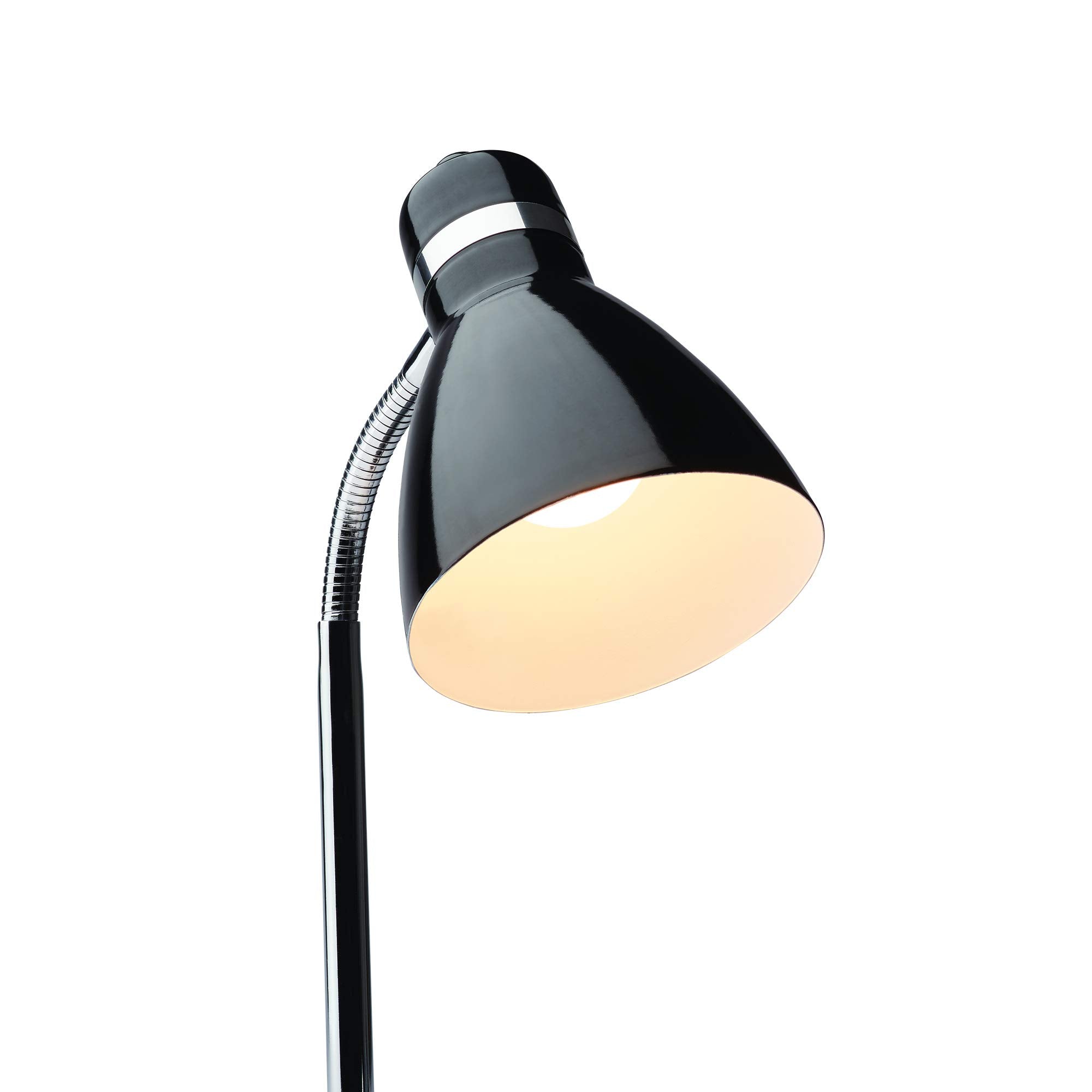 Newhouse Lighting Oxford Classic Desk Lamp, Metal, Black, Model NHDK-OX-BK, LED Bulb Included