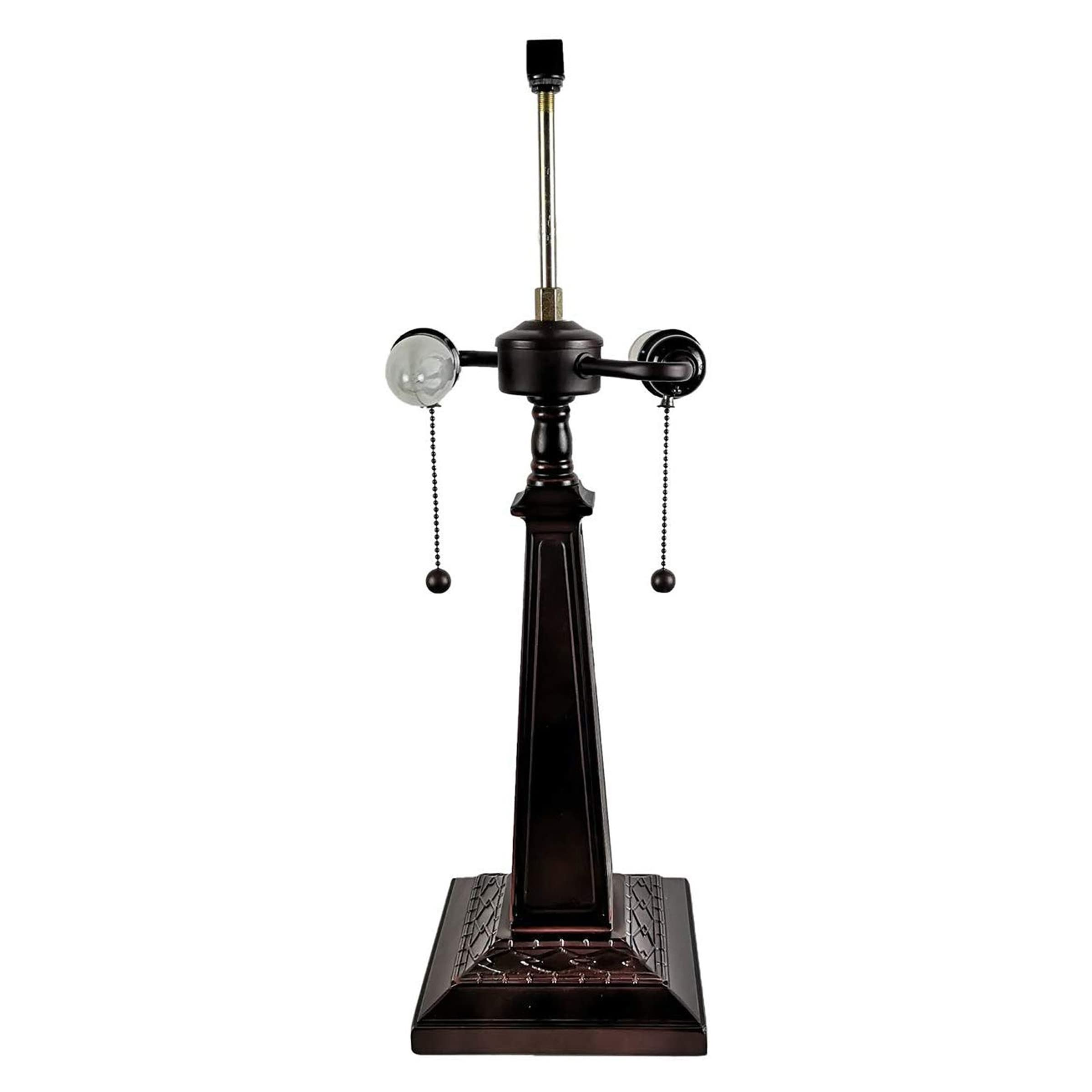 Amora Vintage Tiffany Table Lamp - Stained Glass Nightstand Lamp - Table Night Light W/Tiffany Lighting - 23Stained Glass Lamps