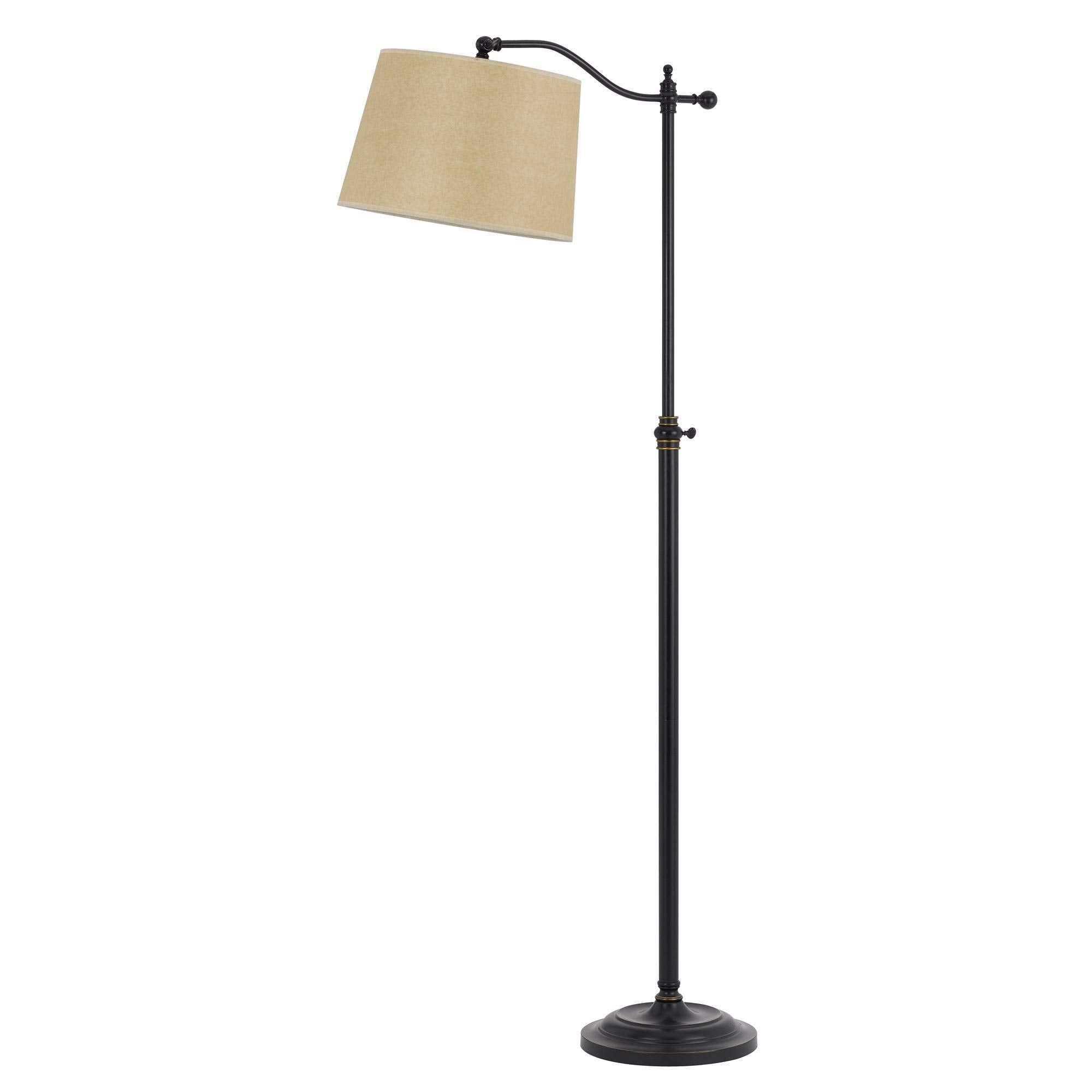 Cal Lighting BO-2205FL Transitional Floor Lamp, Metal, 28x14x62.5 inches, Bronze