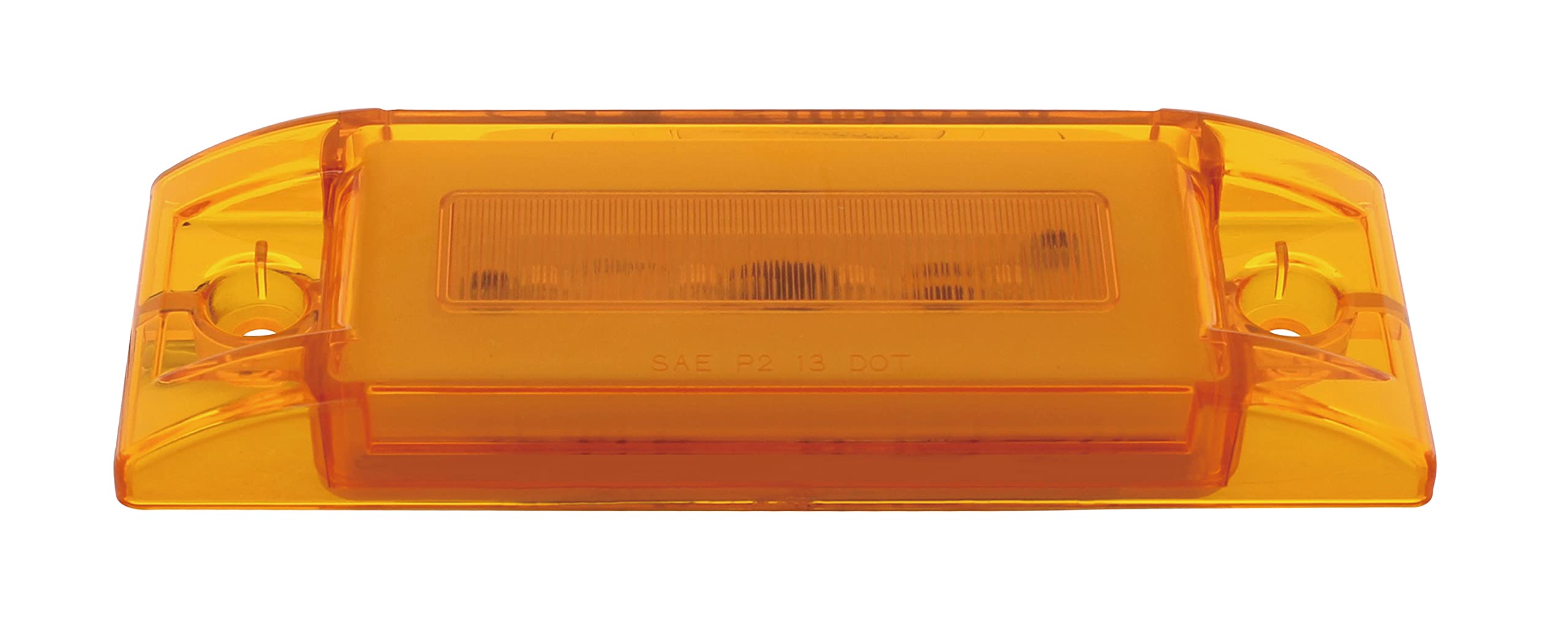 United Pacific 36976 16 Led Rectangular Clearance/Marker Light - Glo Light - Amber Led/Amber Lens, 1 Pack