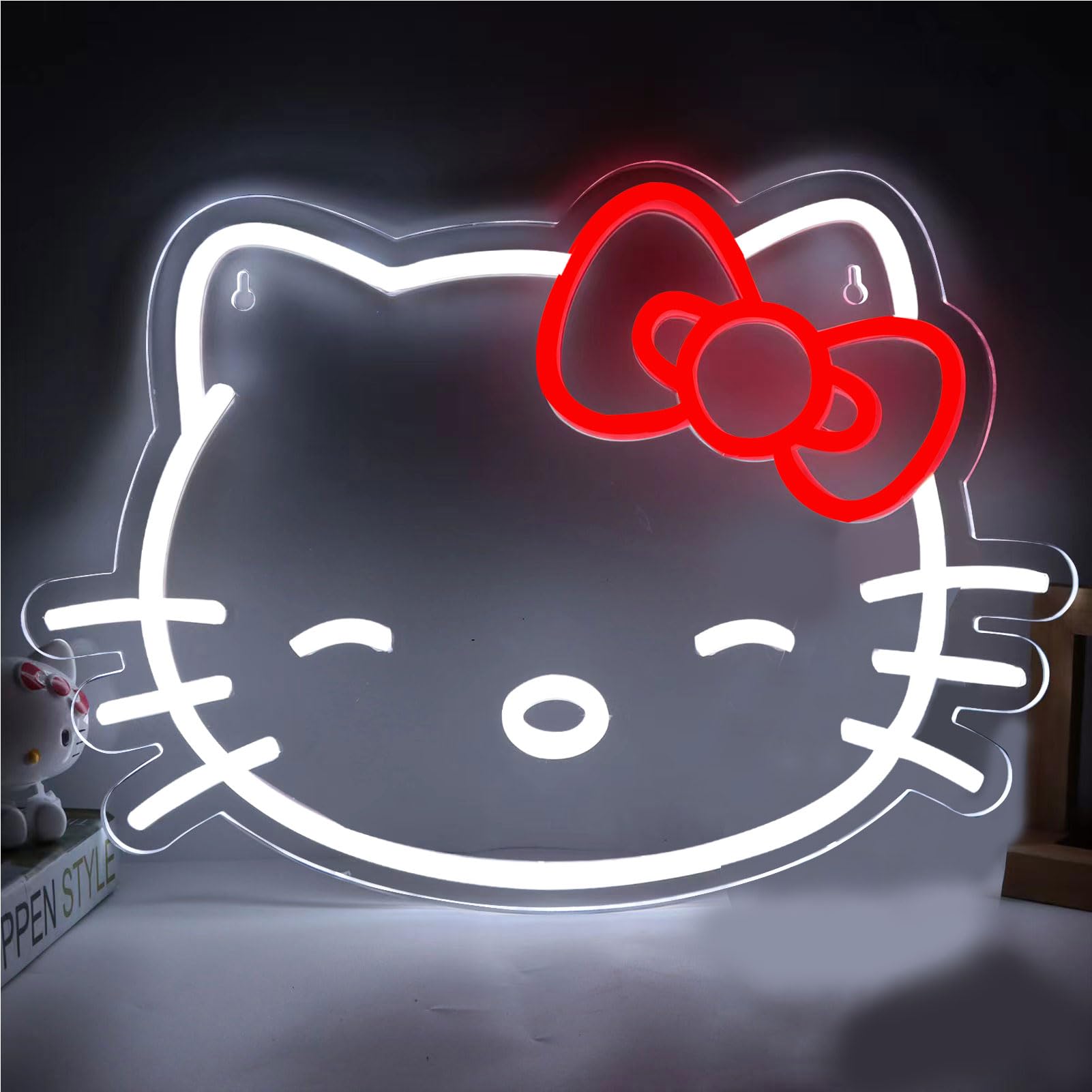 Pugna Cat Neon Signs for Wall Decor Cute Neon Lights for Bedroom Led Business Signs Suitable for Bedroom Man Cave Christmas Best
