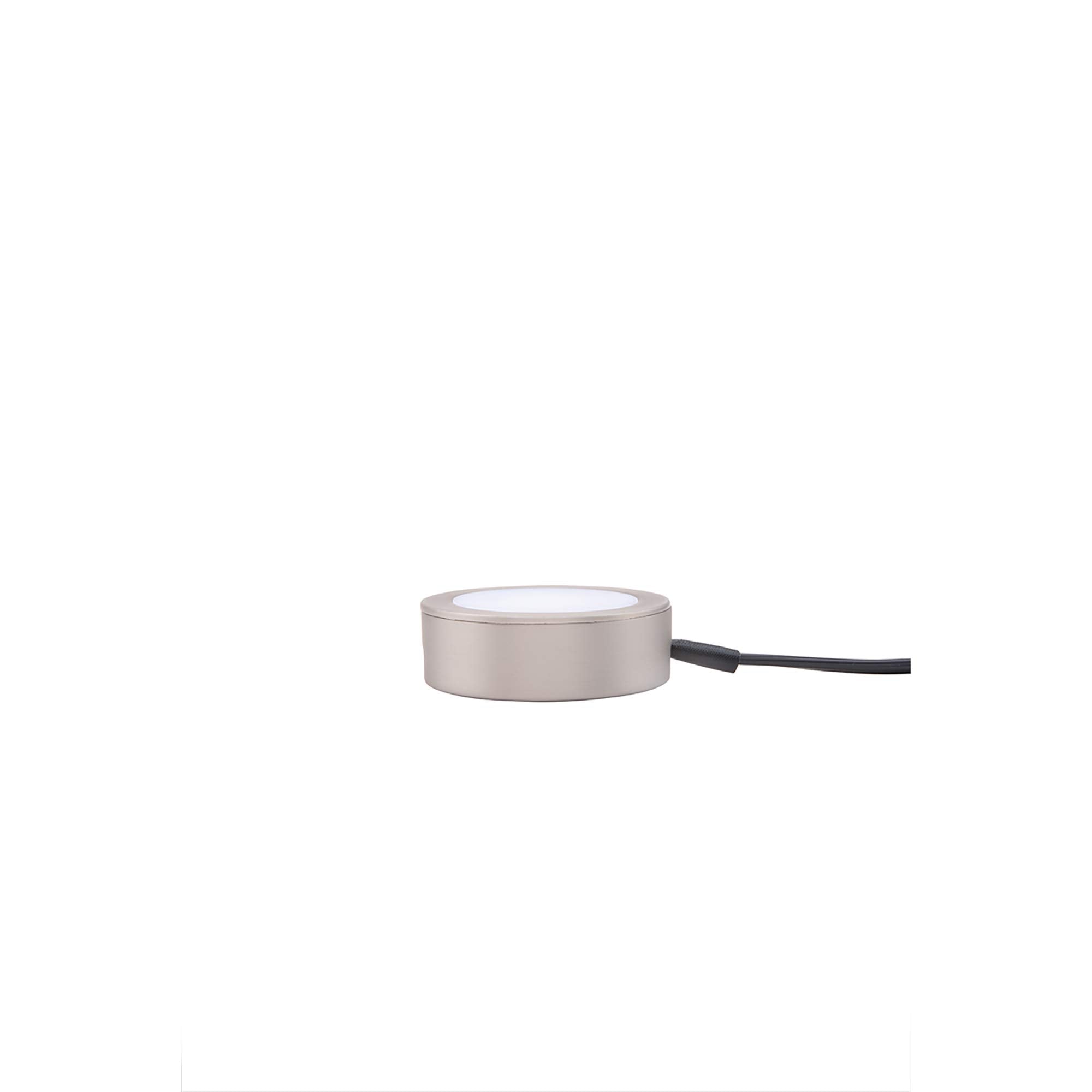 WAC Lighting LED Puck Light 3-CCT Selectable 2700K-3000K-3500K Brushed Nickel Model HR-AC71-CS-BN