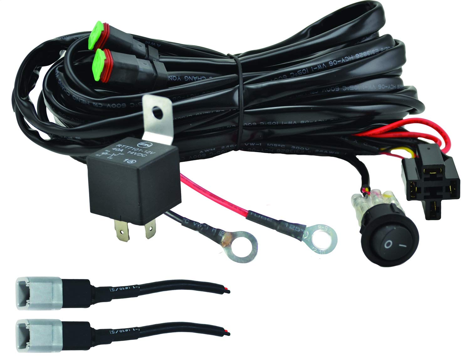 Hella 357211011 Valuefit Two Light Wiring Harness , Black