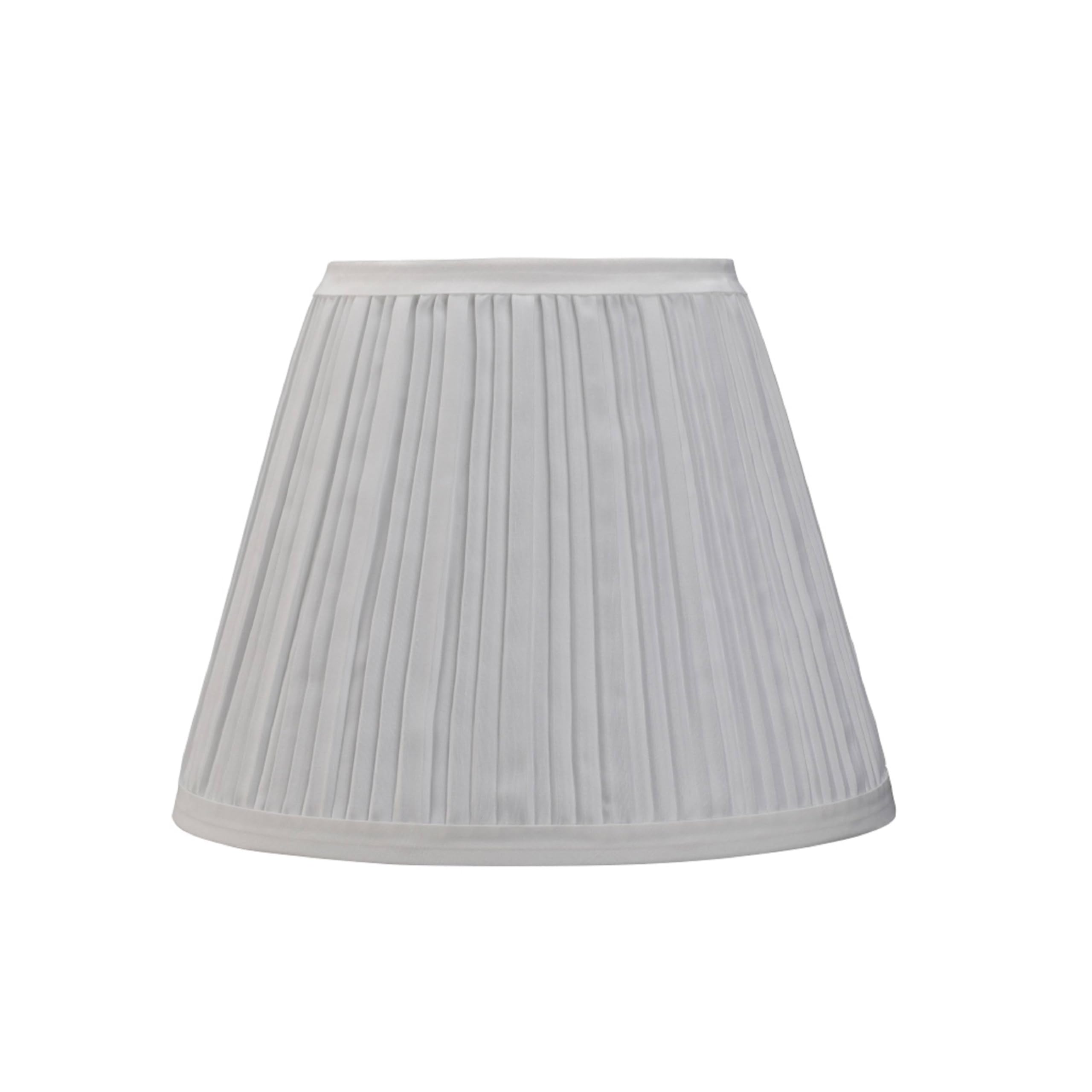 Aspen Creative 33006A Transitional Pleated Empire Shape Spider Construction Lamp Shade In Off White, 9&quot; Wide (5&quot; X 9&quot; X 7&quot;)