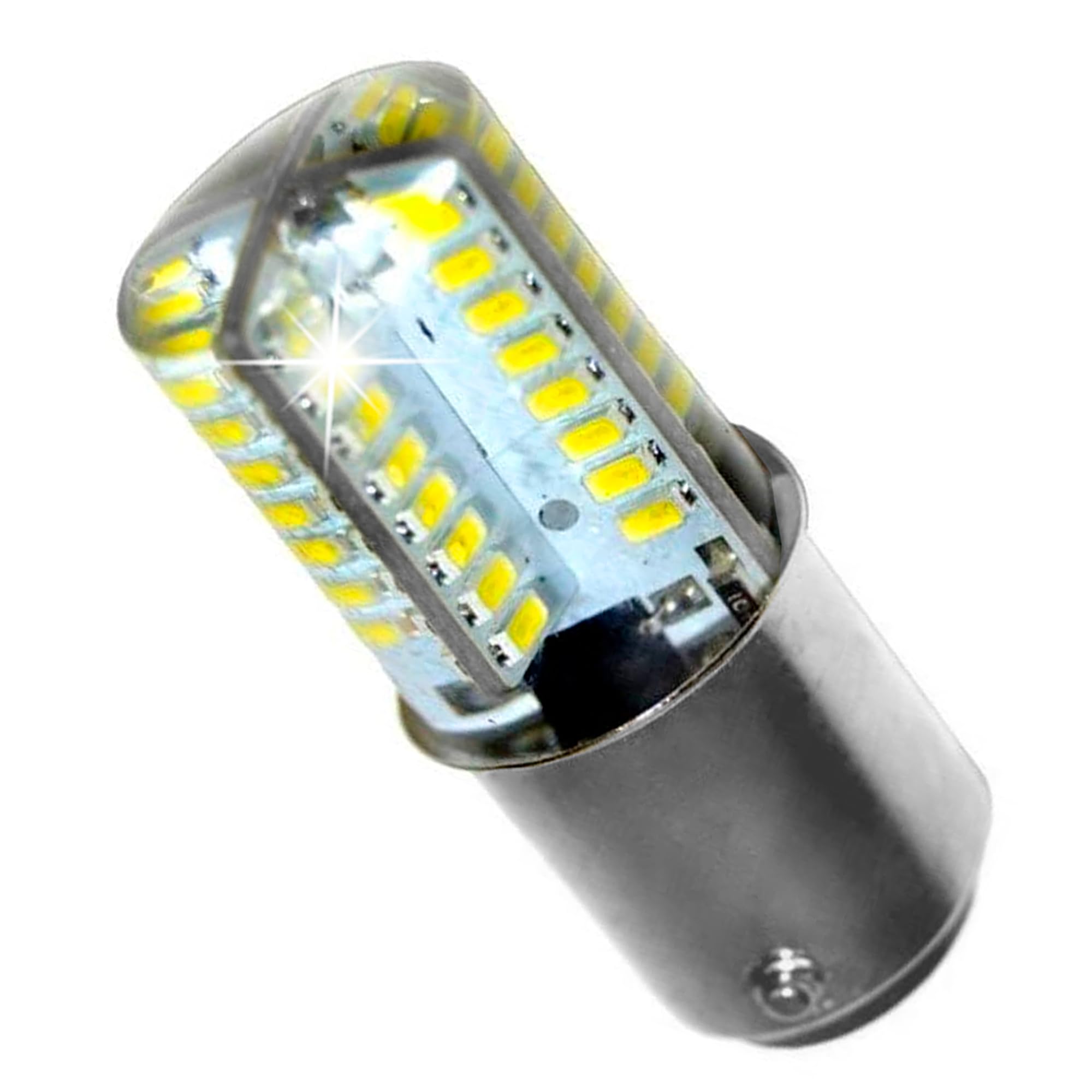 Hqrp 110V Led Light Bulb Cool White Compatible With Singer 201, 221, 221K, 222, 247, 301, 301A, 301K, 328K, 337, 347, 401, 401A,