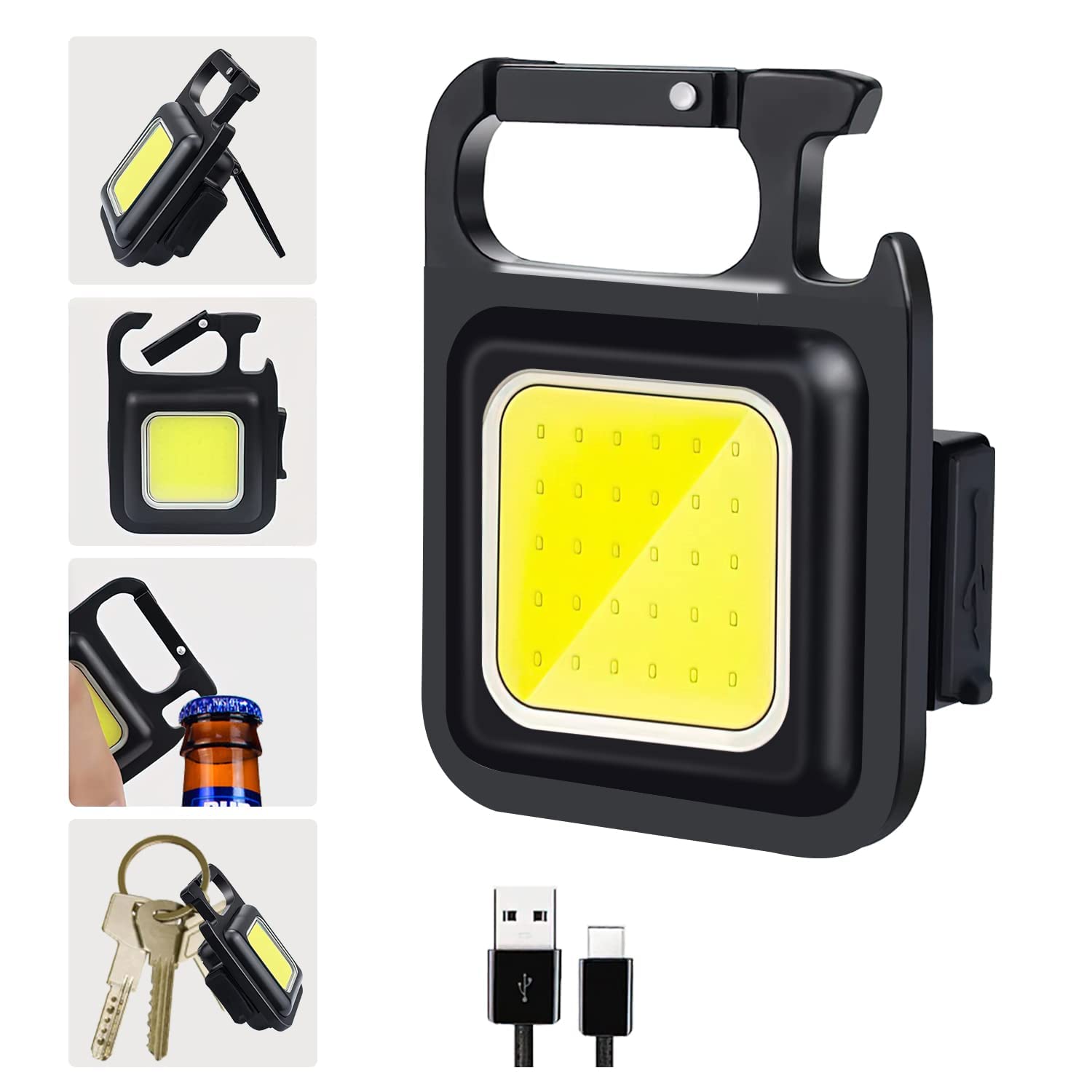 High Power Super Bright Portable Handheld Spotlight Flashlight 6000 Lumens USB Rechargeable LED Searchlight Waterproof Outdoor T
