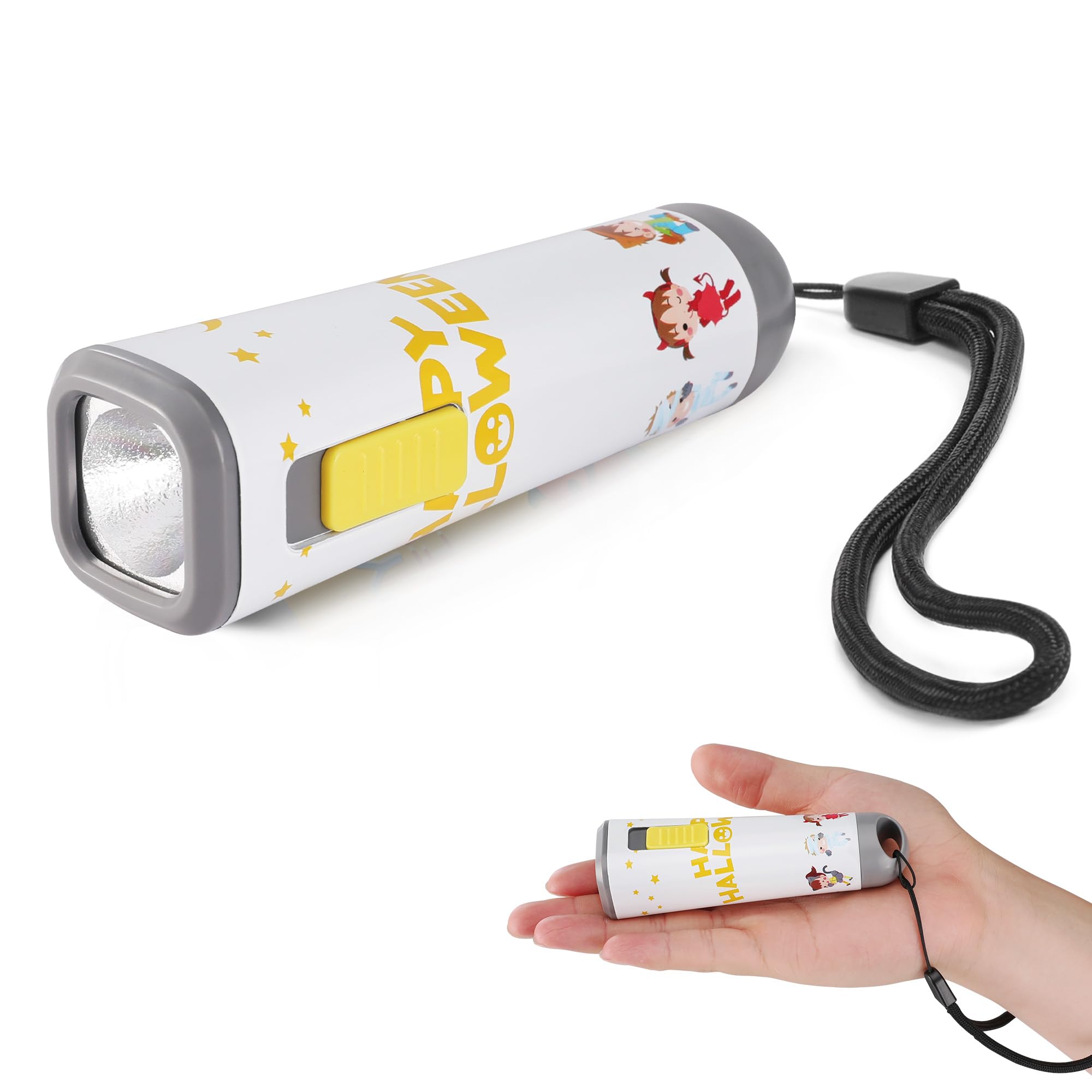 EverBrite LED Flashlight, Handheld Torch with Lanyard, 3AAA Battery Included, White, Model E012068A