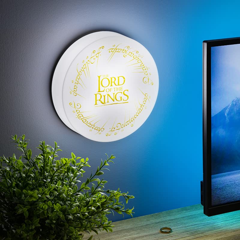 Paladone PP10461LR Lord of The Rings Logo Light, Officially Licensed, Room Decor, Multicolour