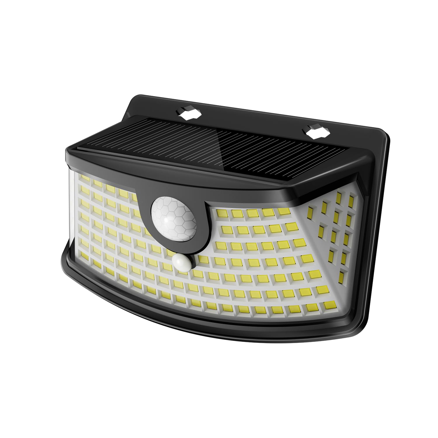 Aootek New Solar Motion Sensor Lights 120 LEDs with Lights Reflector,270 Wide Angle, IP65 Waterproof, Step Lights for Front Door