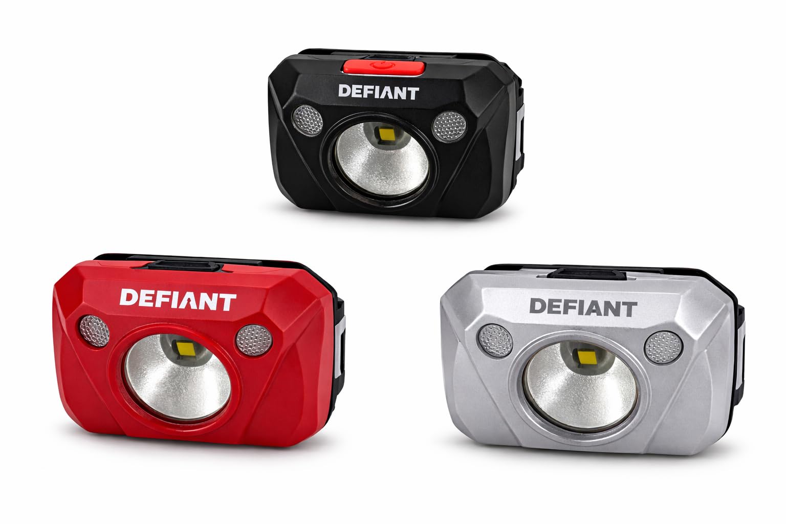 LED Headlamp 200 Lumens 4 Modes Adjustable Headlight 3 Pack Batteries Included