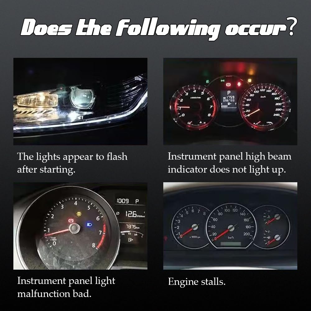 HAOBO 9004/HB1 Car Canbus Decoder LED Light Kit, Anti-Flickering Harness, Error Free Resistor for Most Cars, Trucks, SUVs