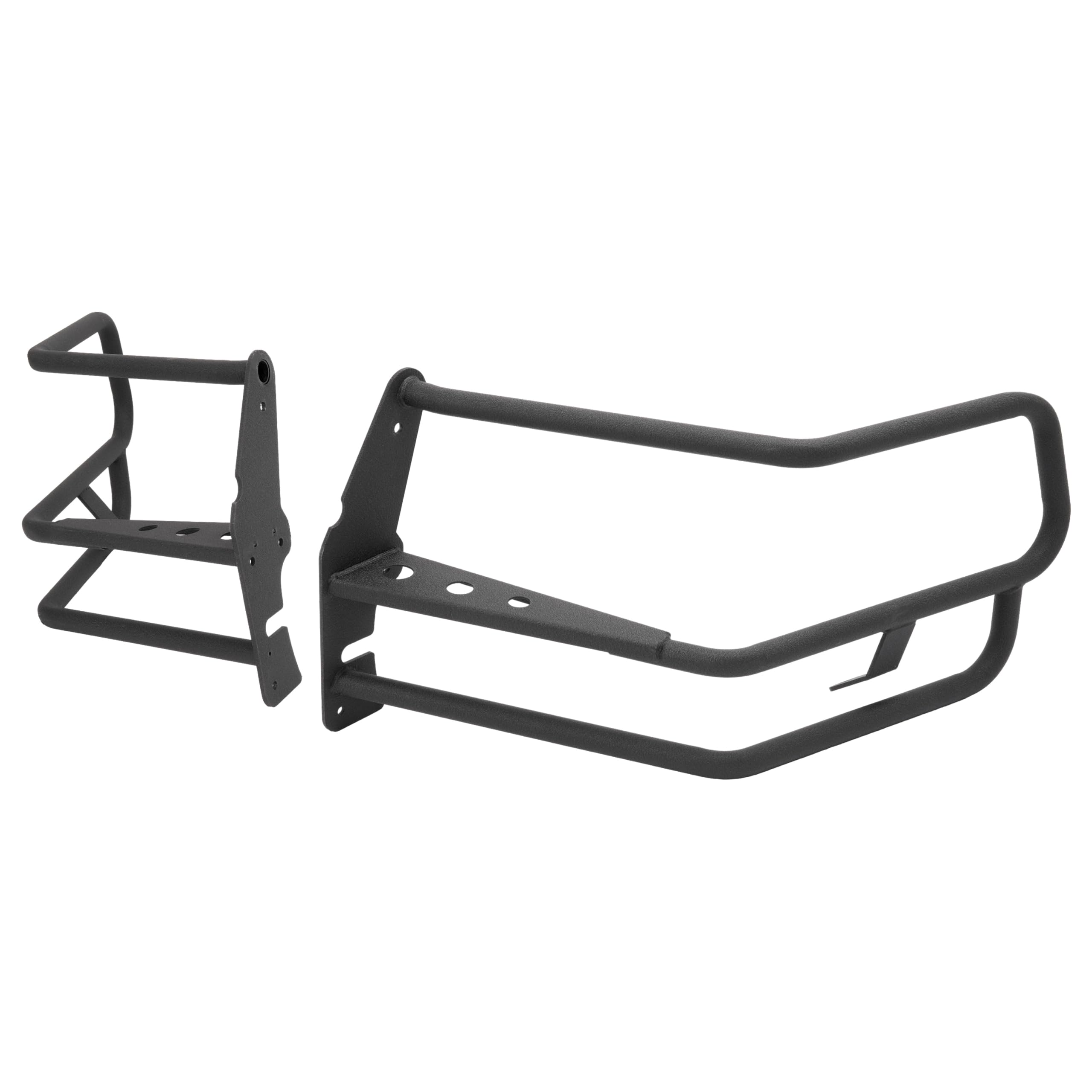 HECASA Brush Guard for 2003-2011 Ford Crown Victoria, Steel, Black, Model CB-2447, Wraparound Design