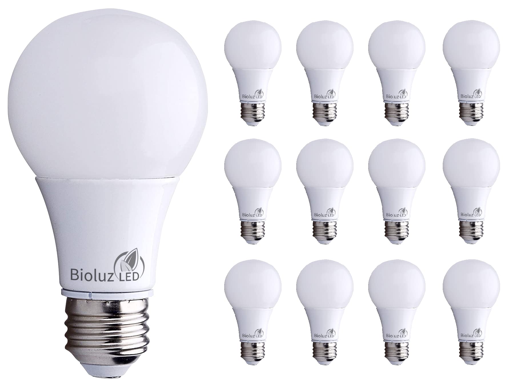 Bioluz Led 6 Watts Equivalent To 40W Home Decor A19 Light Bulbs 2700K Warm White Led Light Bulb Non-Dimmable Led Lights For Bedr
