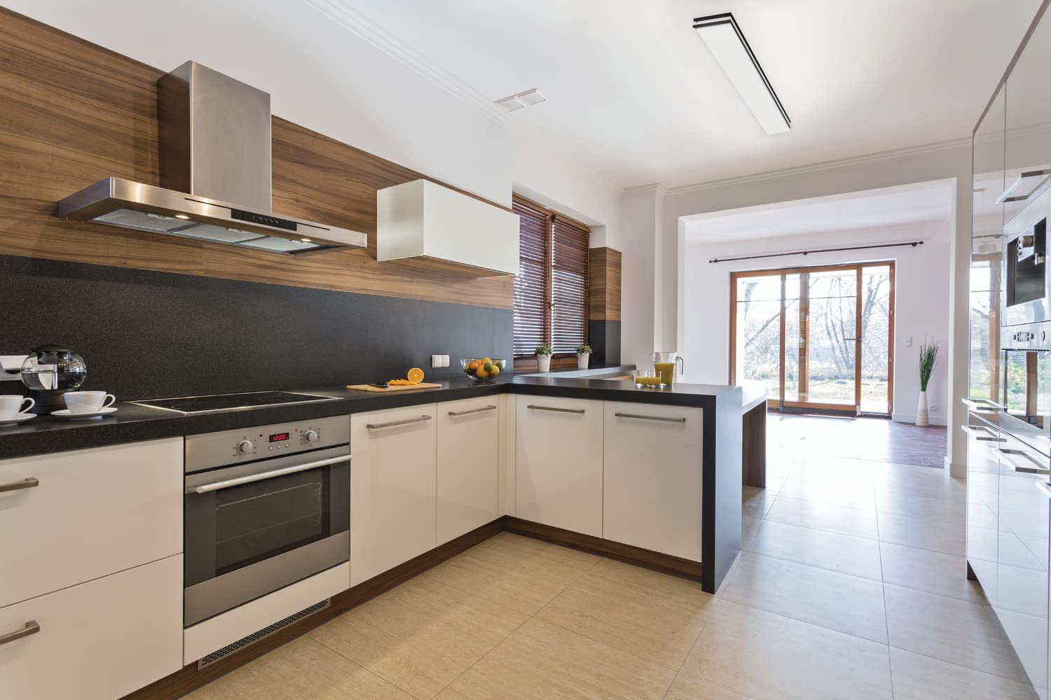 Lithonia Lighting Led Linear Flush Mount, 4-Foot, 2800 Lumens, 35W, 4000K, White, Damp Listed, Model Fmfl 30840 Caml