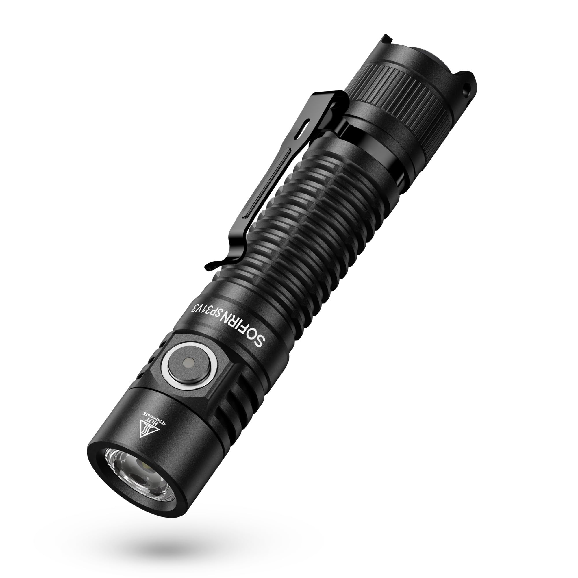 Sofirn Sp31 V3.0 Tactical Flashlight, 2000 Lumen, Rechargeable, Ip68 Waterproof, E
