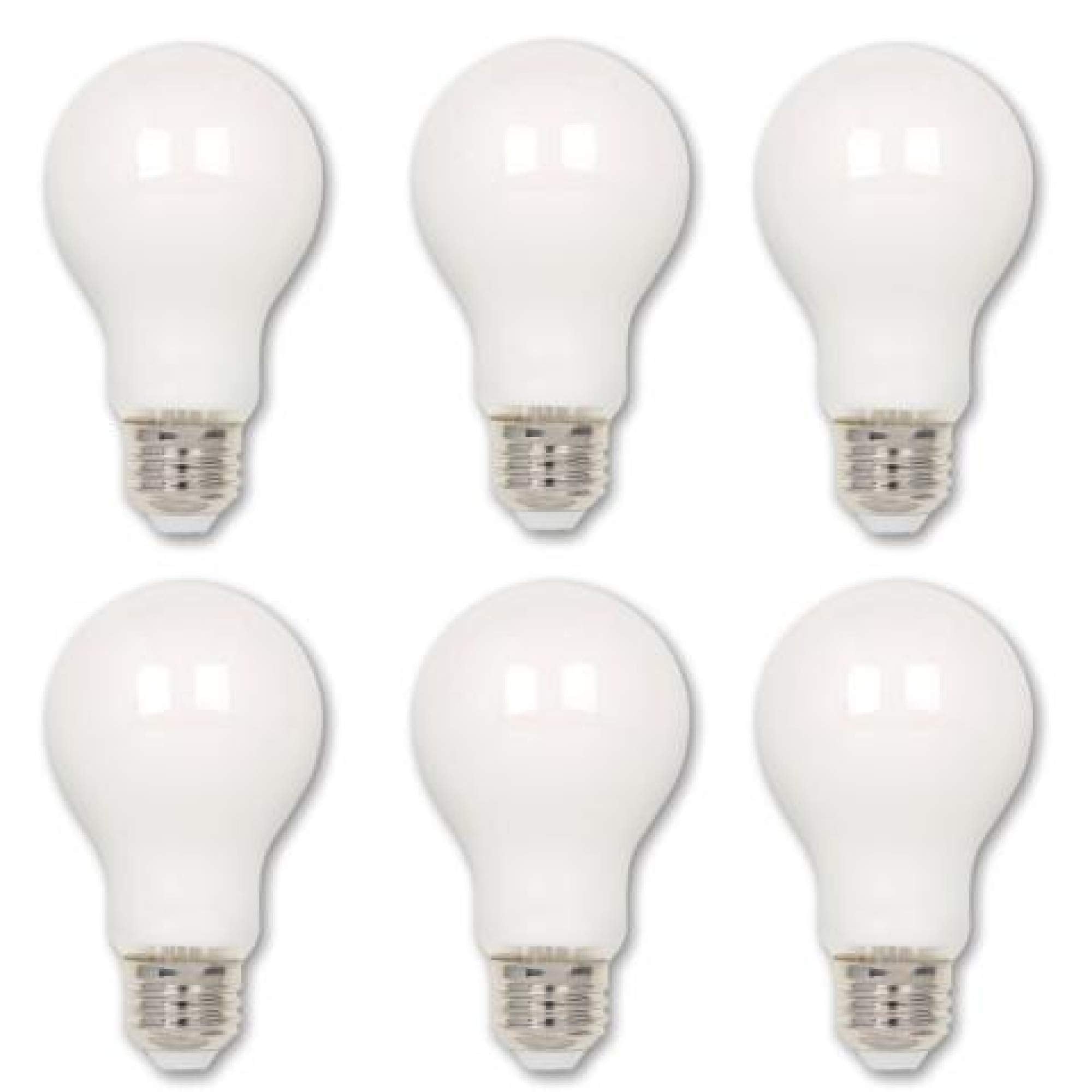 Westinghouse 5016320 6.5 Watt (60 Watt Equivalent) A19 Dimmable Soft White Filament Led Light Bulb, Medium Base (6 Pk)