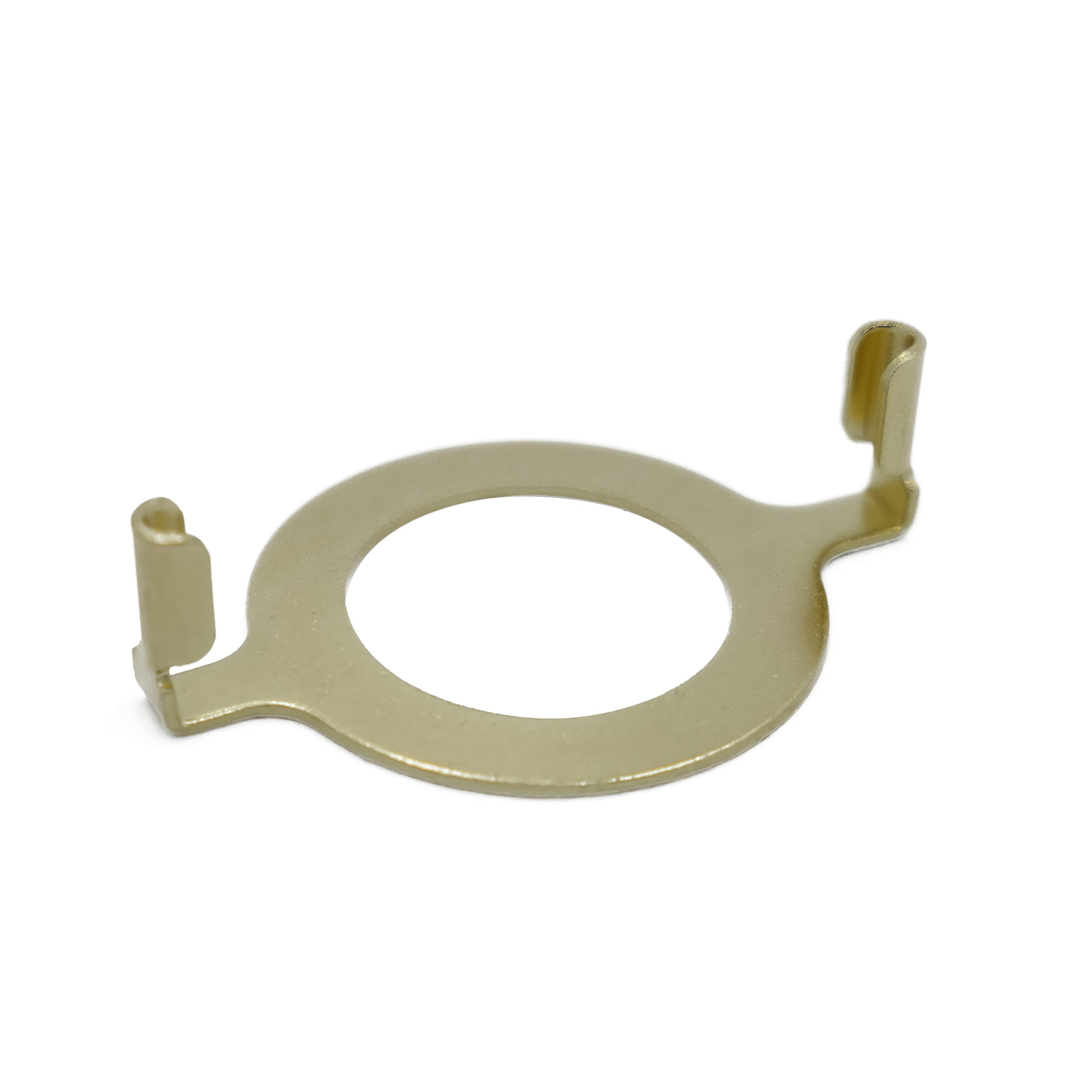 Upgradelights Slip Uno Adapter Harp Converter Lamp Shade, 1 9/16in Inner Diameter, Brass, Gold Finish