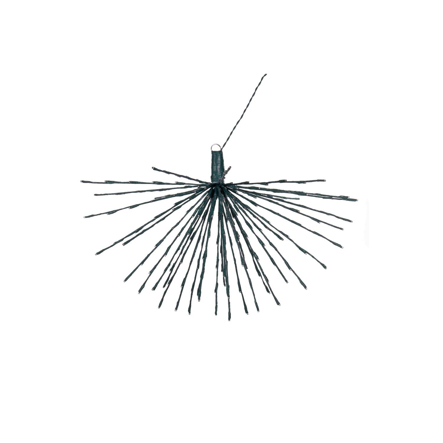 Vickerman 240Lt x 32&quot; Green Starburst Warm White 5mm LED Lights.