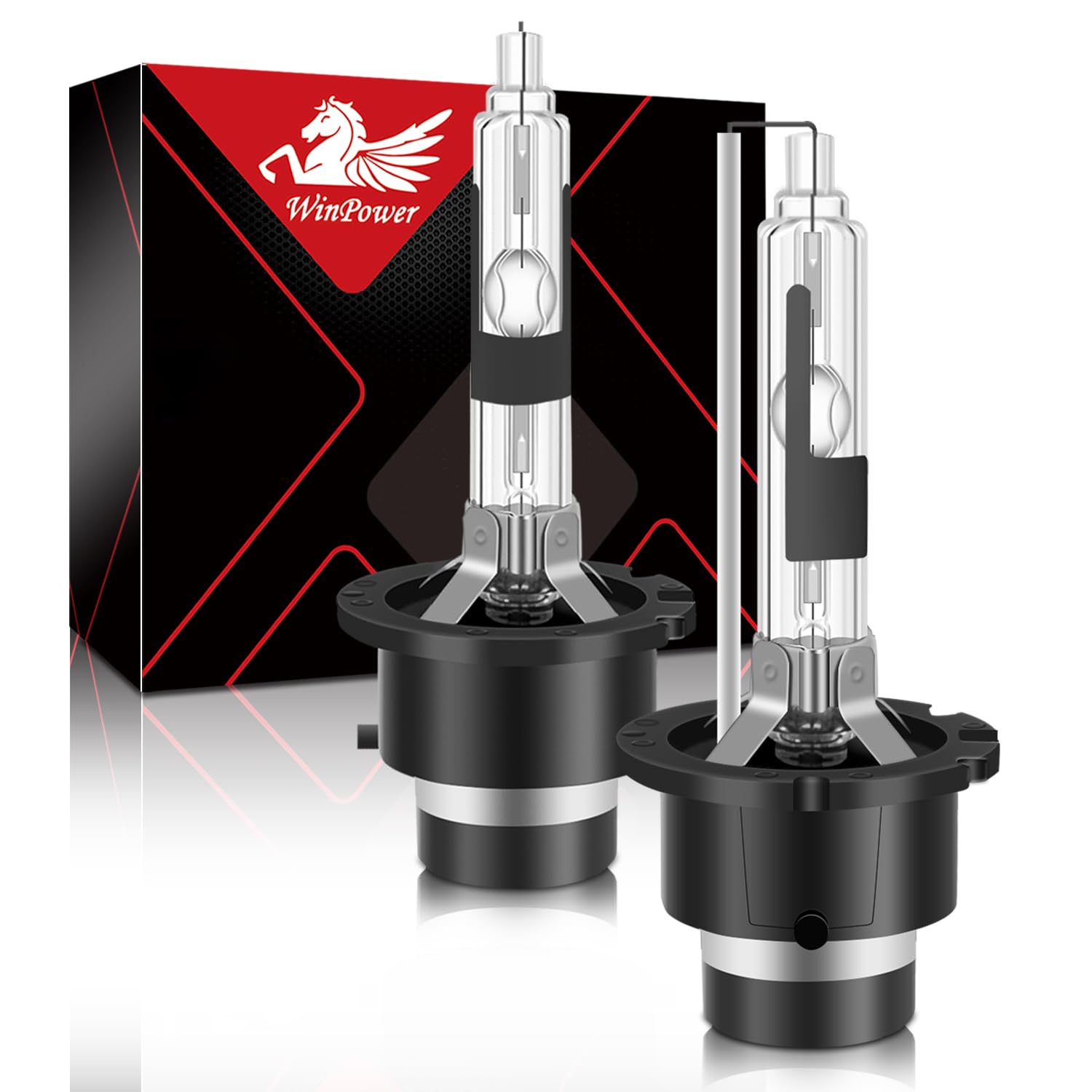 WinPower D2R HID Headlight Bulbs 6000K Metal Pack of 2