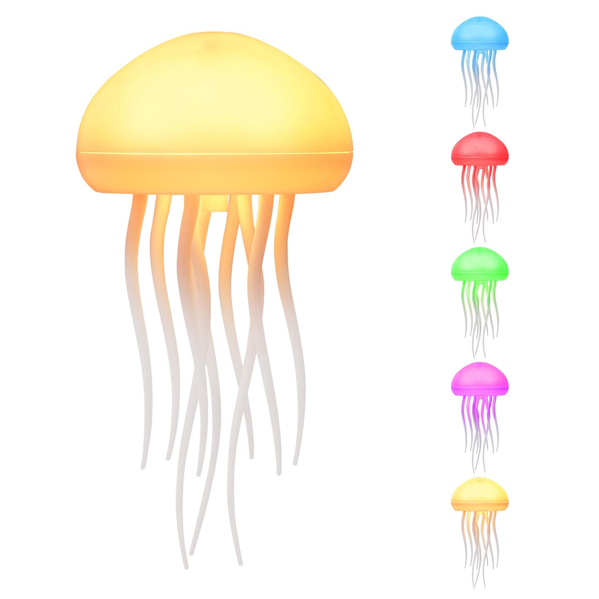 BomKra Jellyfish Lamp, Voice Control Jellyfish Lamp with Dancing Legs ...