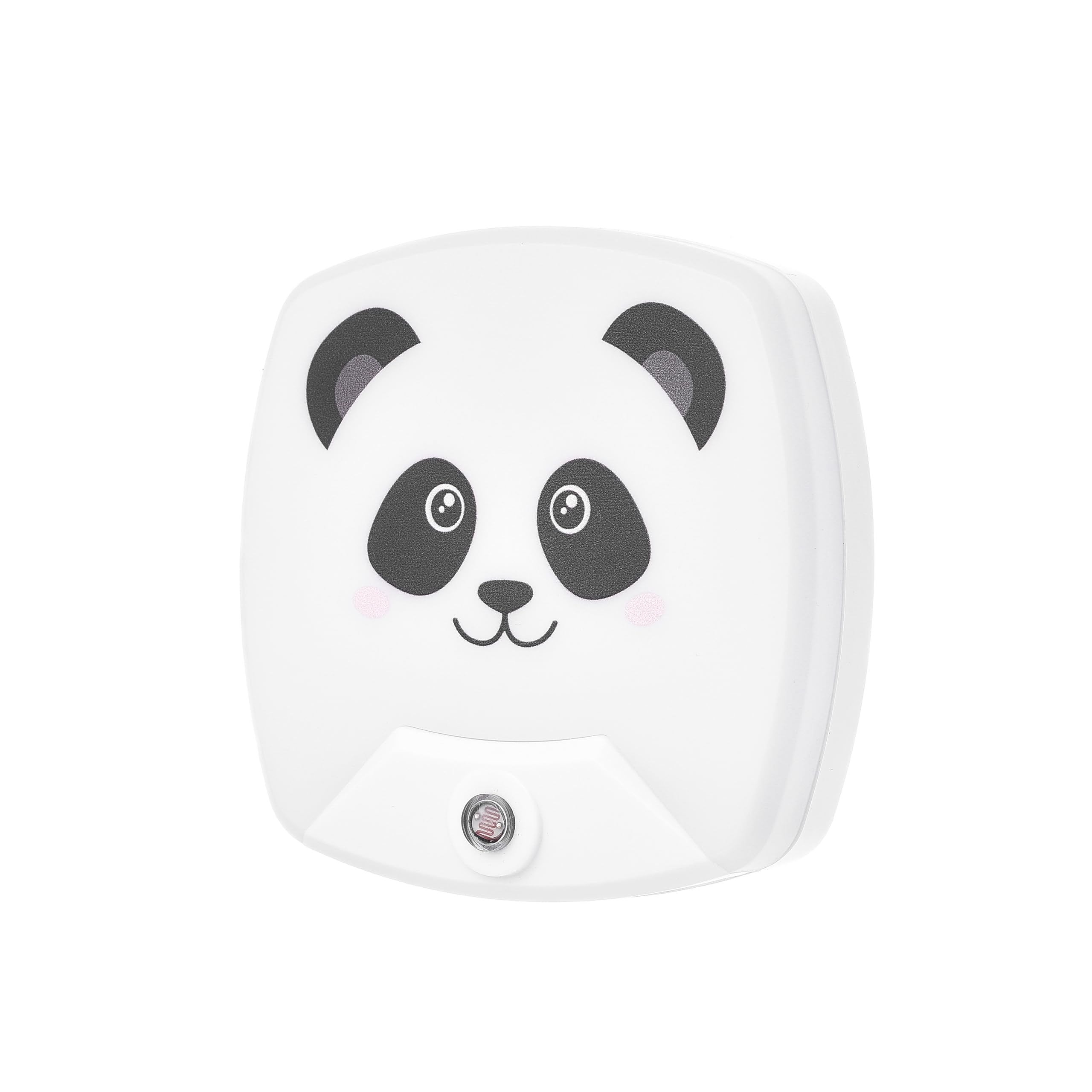2 Pack - Cartoon Panda LED Plug-in Night Light for Kids - Wall Lamp Take Good Care Children Sleep Light Sensor Auto Controlled N