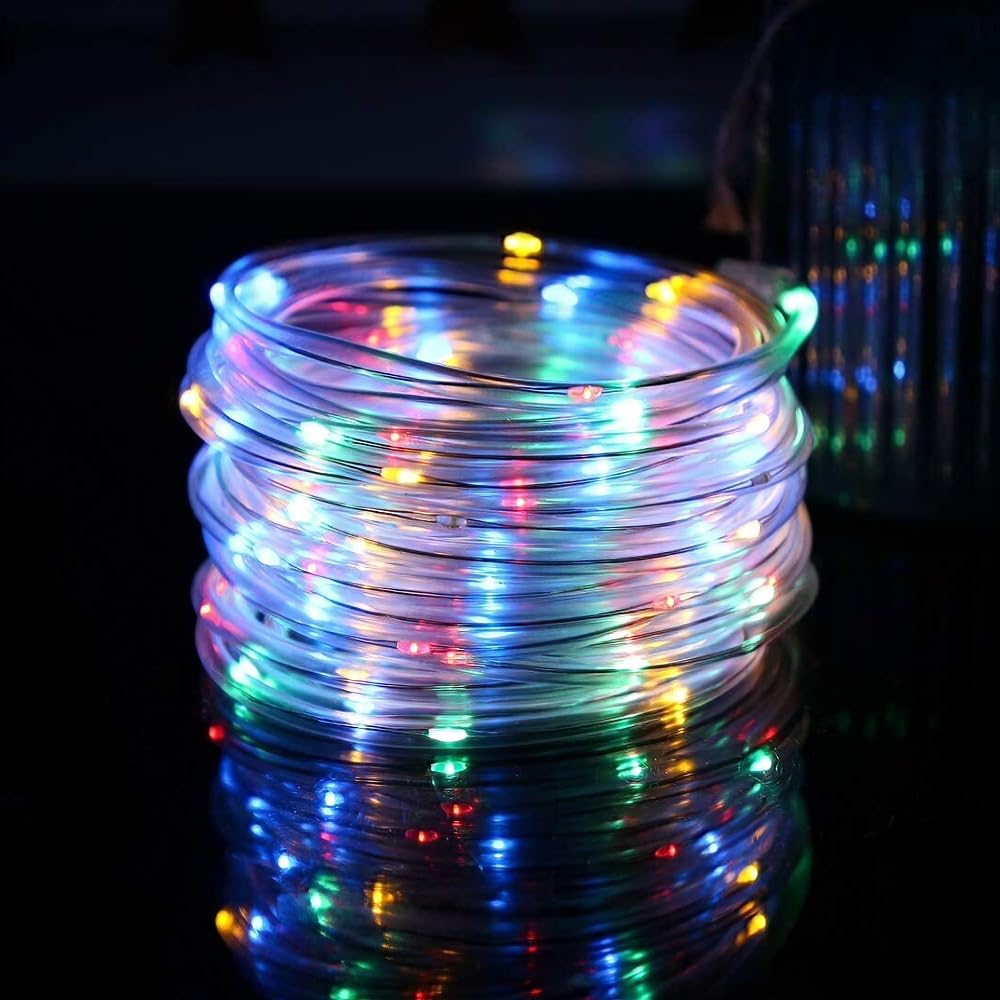 Brite Star 18ft Multicolor Clear Rope Light - Waterproof Connectable Decor for Indoor/Outdoor Use, Model 37-160-00