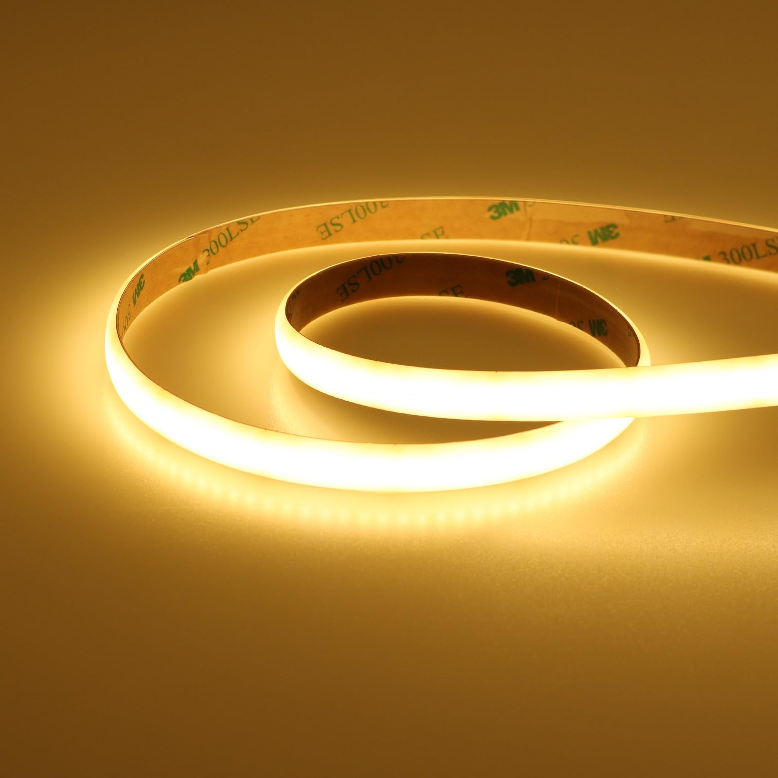 JOYLIT Diffused LED Strip Lights Waterproof 2700K Warm White 24V 16.4FT/5M 280LEDs/M 510LM/FT Super Bright, UL Listed PRO CRI 92