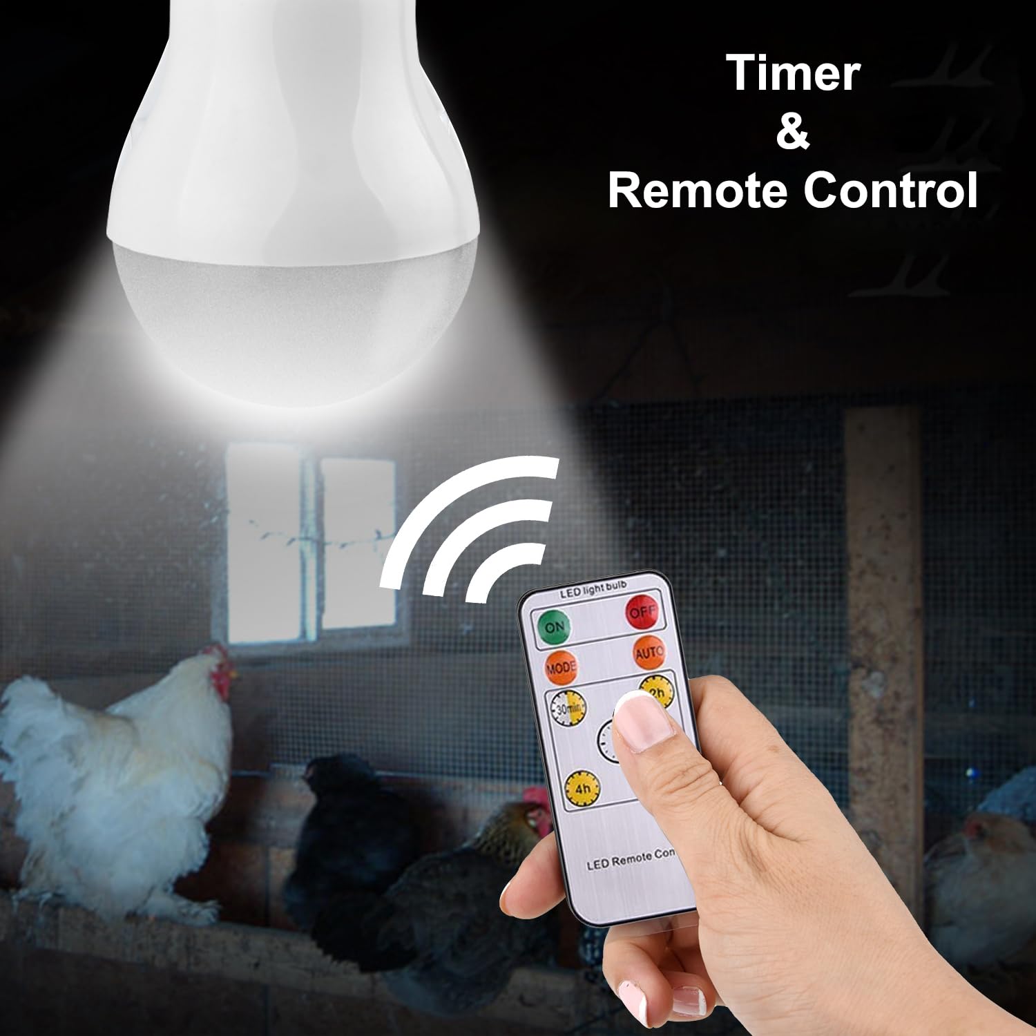 Lampel Solar Light Bulbs - Dusk to Dawn Rechargeable LED for Indoor/Outdoor Use, Ideal for Camping, Sheds, and Power Outages