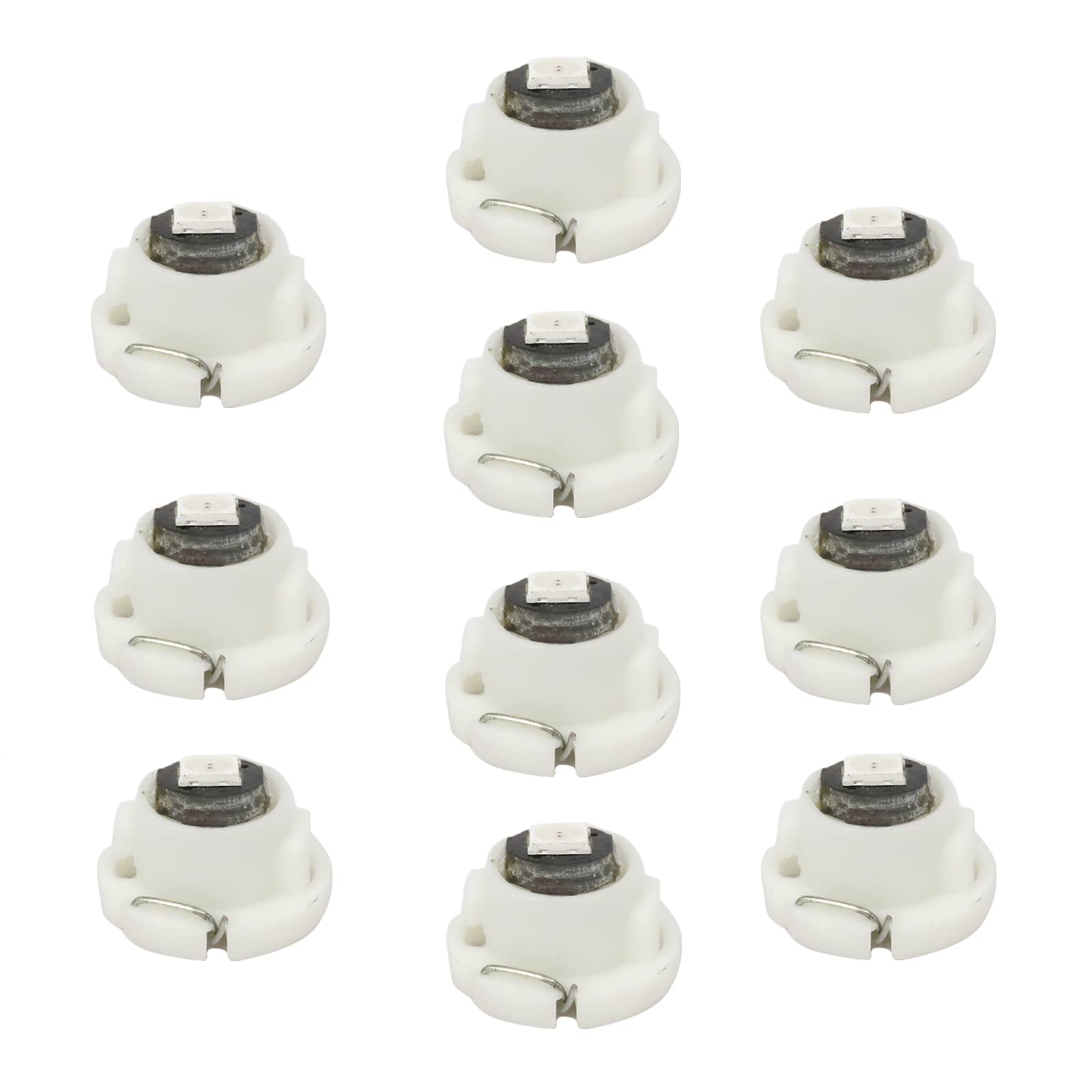 Wljh 10X Green T4.2 Neo Wedge Led 3030 Chipest 10Mm Base Car Instrument Cluster Dashboard Gauge Bulb Hvac Ac Heater Climate Cont