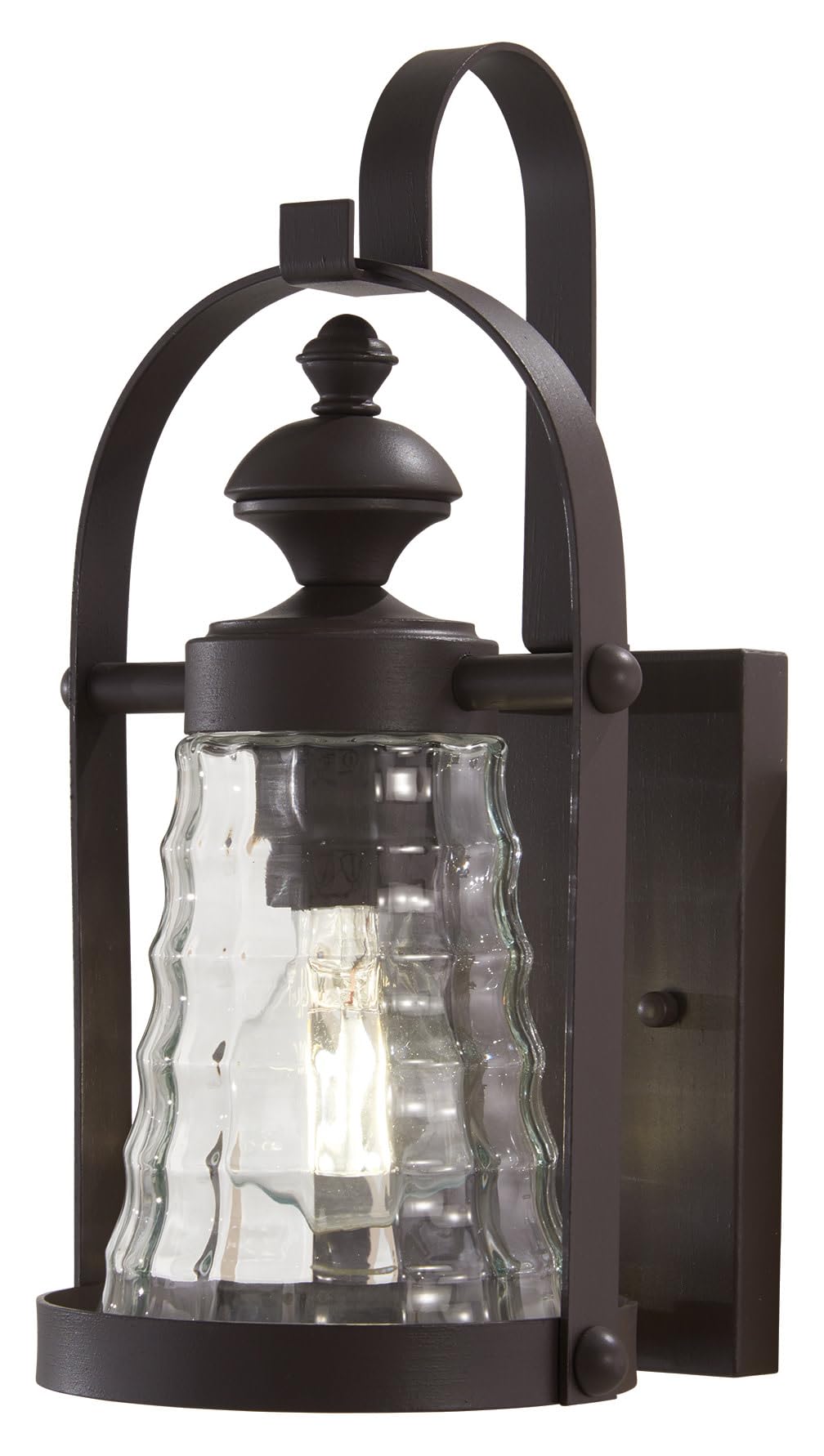 Minka Lavery Outdoor Wall Light 72621-615B Sycamore Trail Exterior Wall Lantern, 1-Light 60 Watts, Bronze
