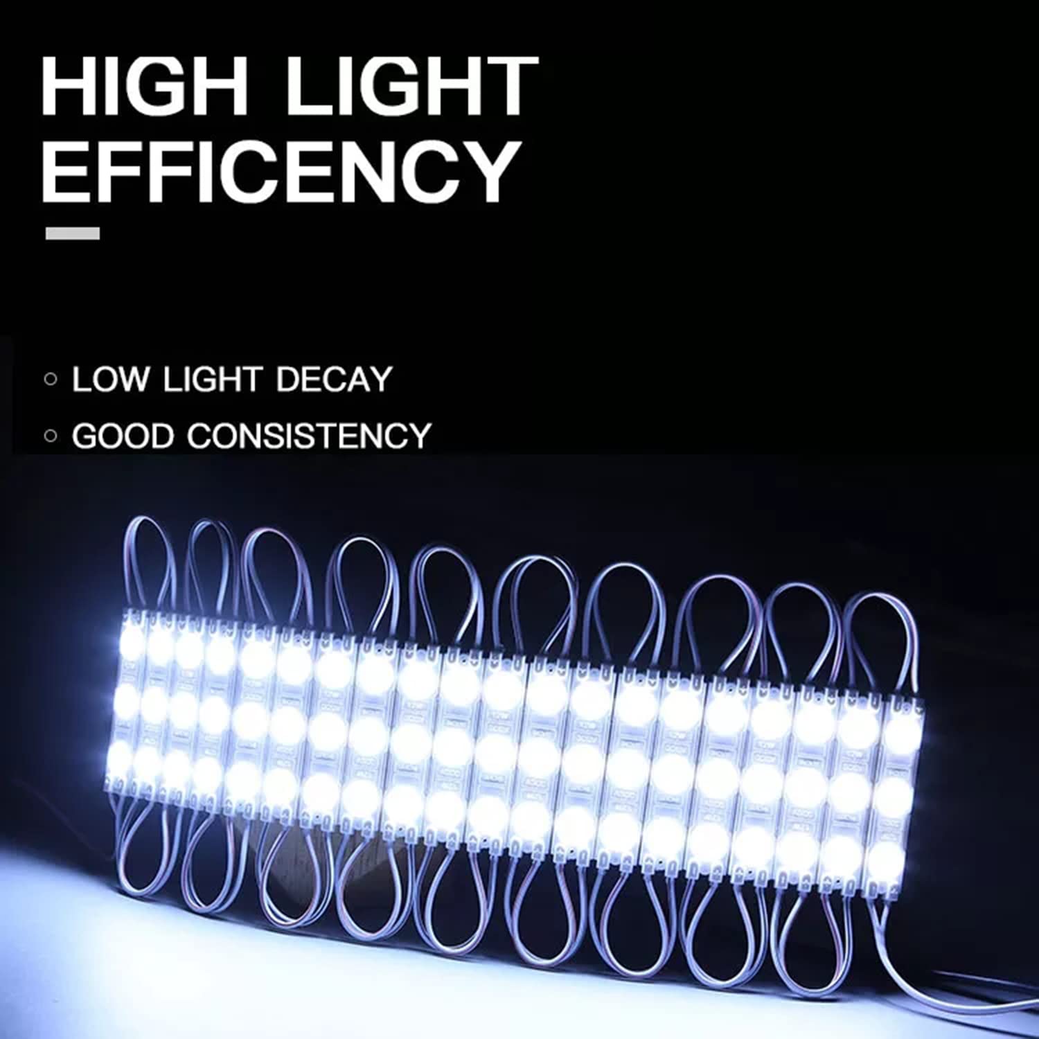 Aooyuanke Led Module Light 6000K White 20Pcs 2835Smd 150Lm Per Led Module Waterproof Decorative Light For Advertising Sign With