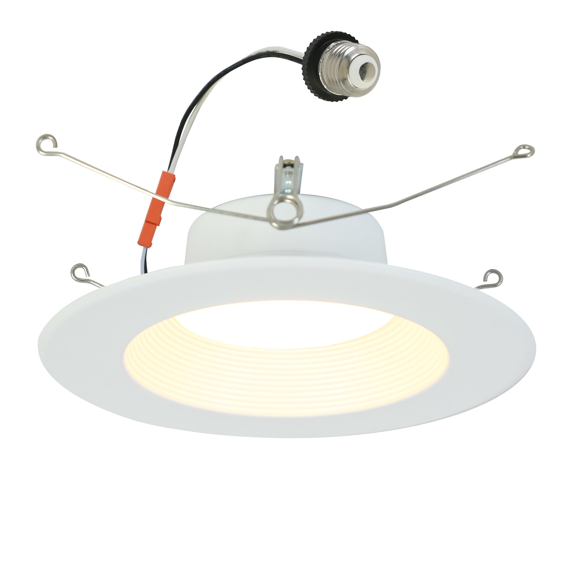 KSANA Recessed Lighting 6 Inch, 5CCT White LED Can Lights for Ceiling, 5 Colors Selectable-2700K/3000K/3500K/4000K/5000K,13.5W=9