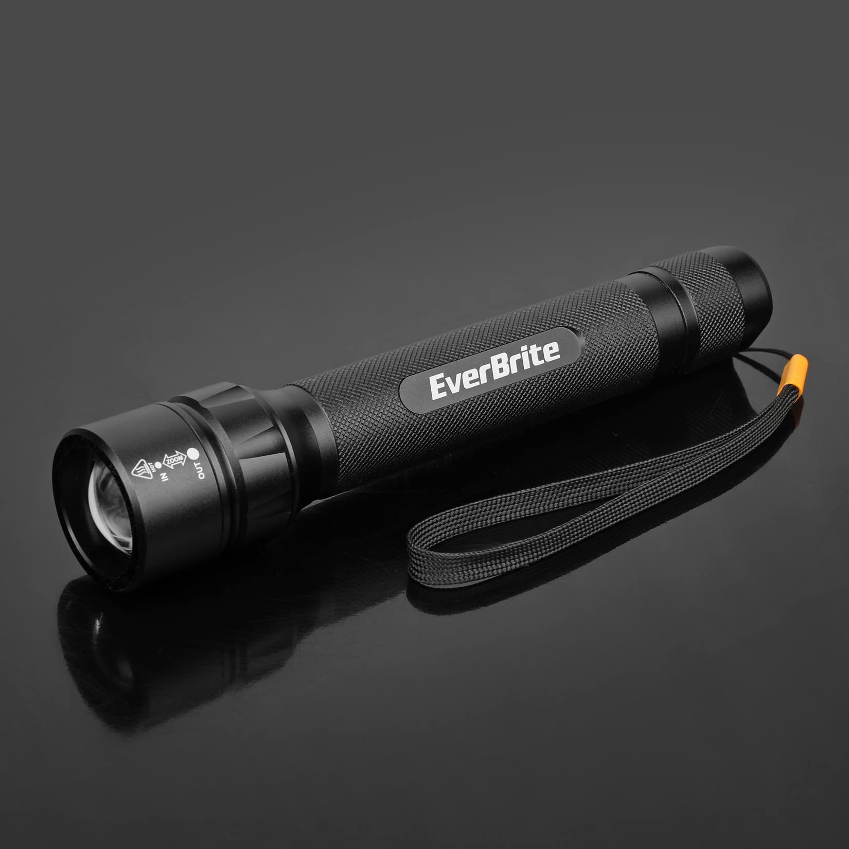 EverBrite Ultra Bright Tactical Flashlight - 600 Lumen, Zoomable, Adjustable Focus, Heavy-Duty Aluminum - Perfect for Camping & Emergency Use