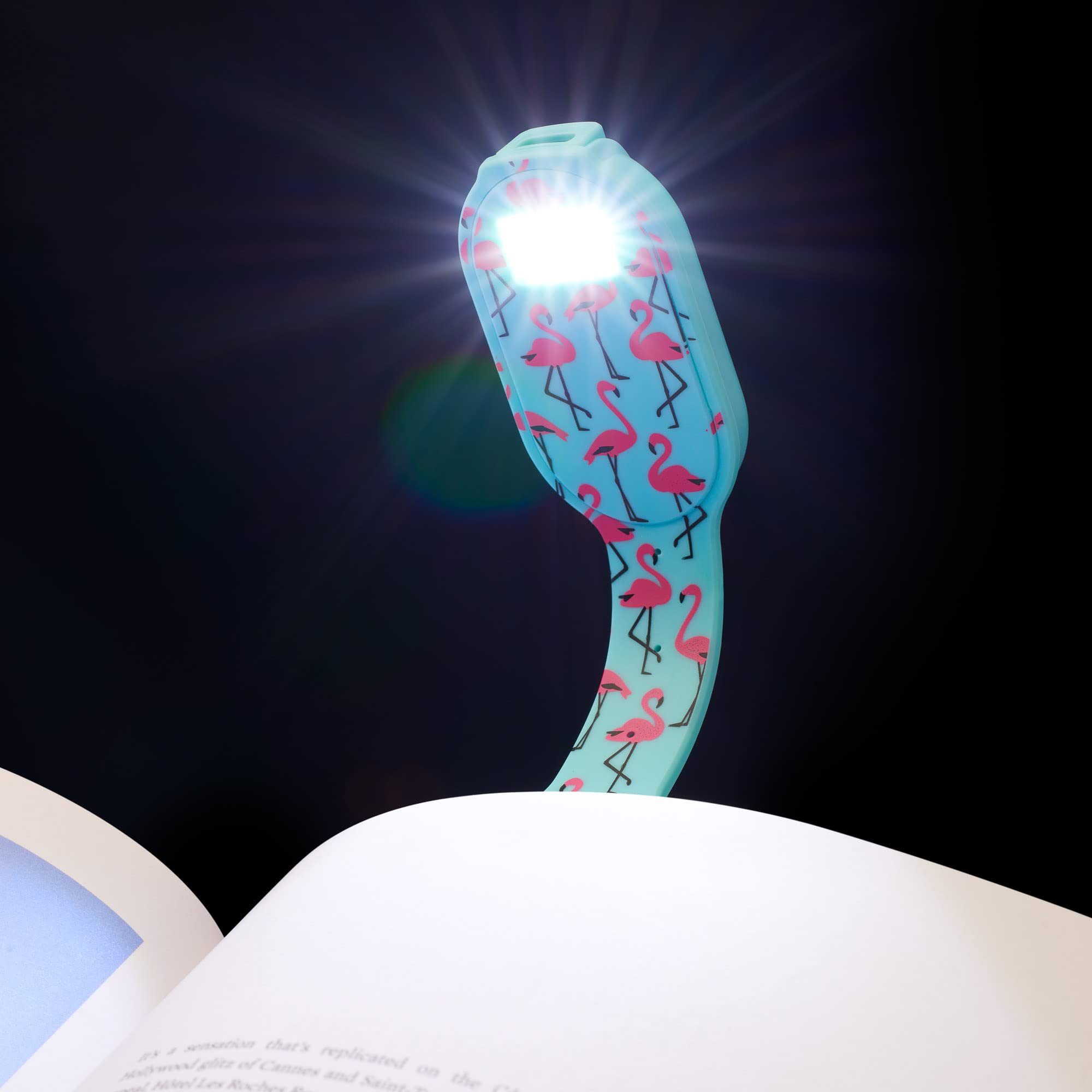 Gifts for Readers & Writers LED Reading Light, Rechargeable Bookmark & Clip-On, Flamingo Color, Model 2, well-made Material