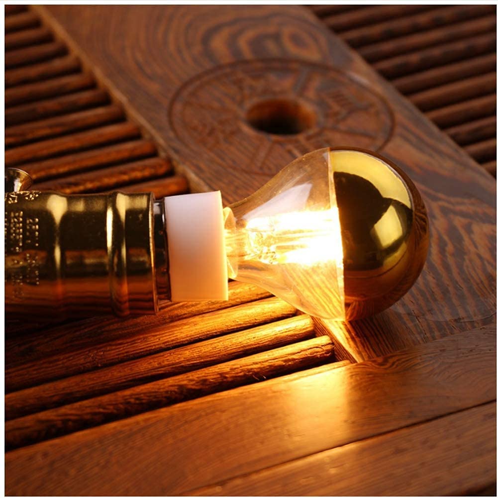 Lxcom Lighting G14 4W Dimmable Led Candelabra Bulbs, Warm White 2700K, Vintage Edison