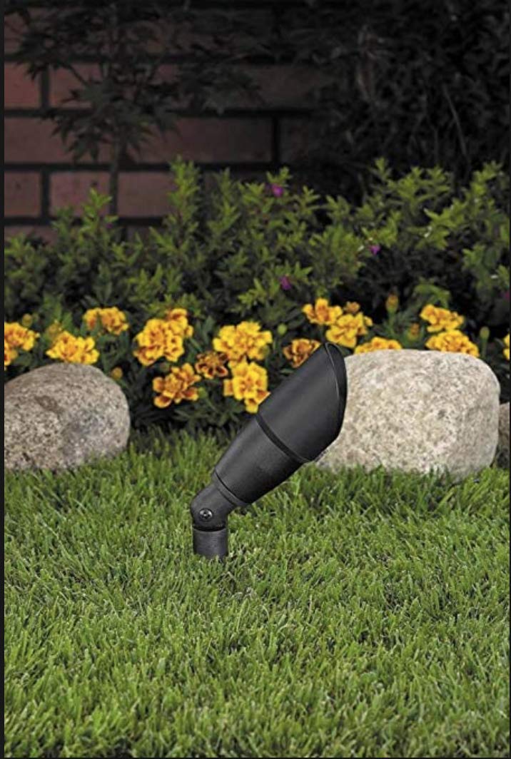 Vista Pro Up Light GR2216 Landscape Lighting, Aluminum, Black
