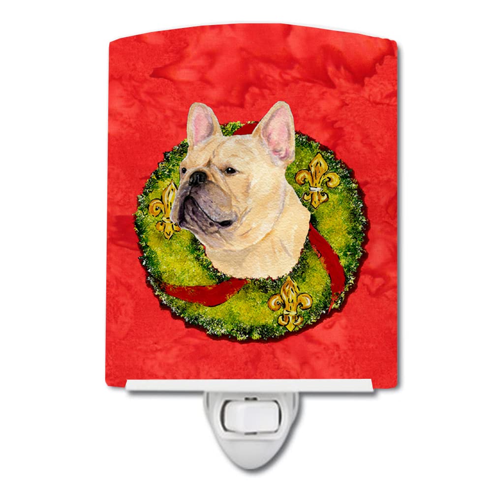 Carolines Treasures Ceramic Night Light, French Bulldog Design, UL-Certified, 6x4x3 inches, Model SS4175CNL, Multicolor