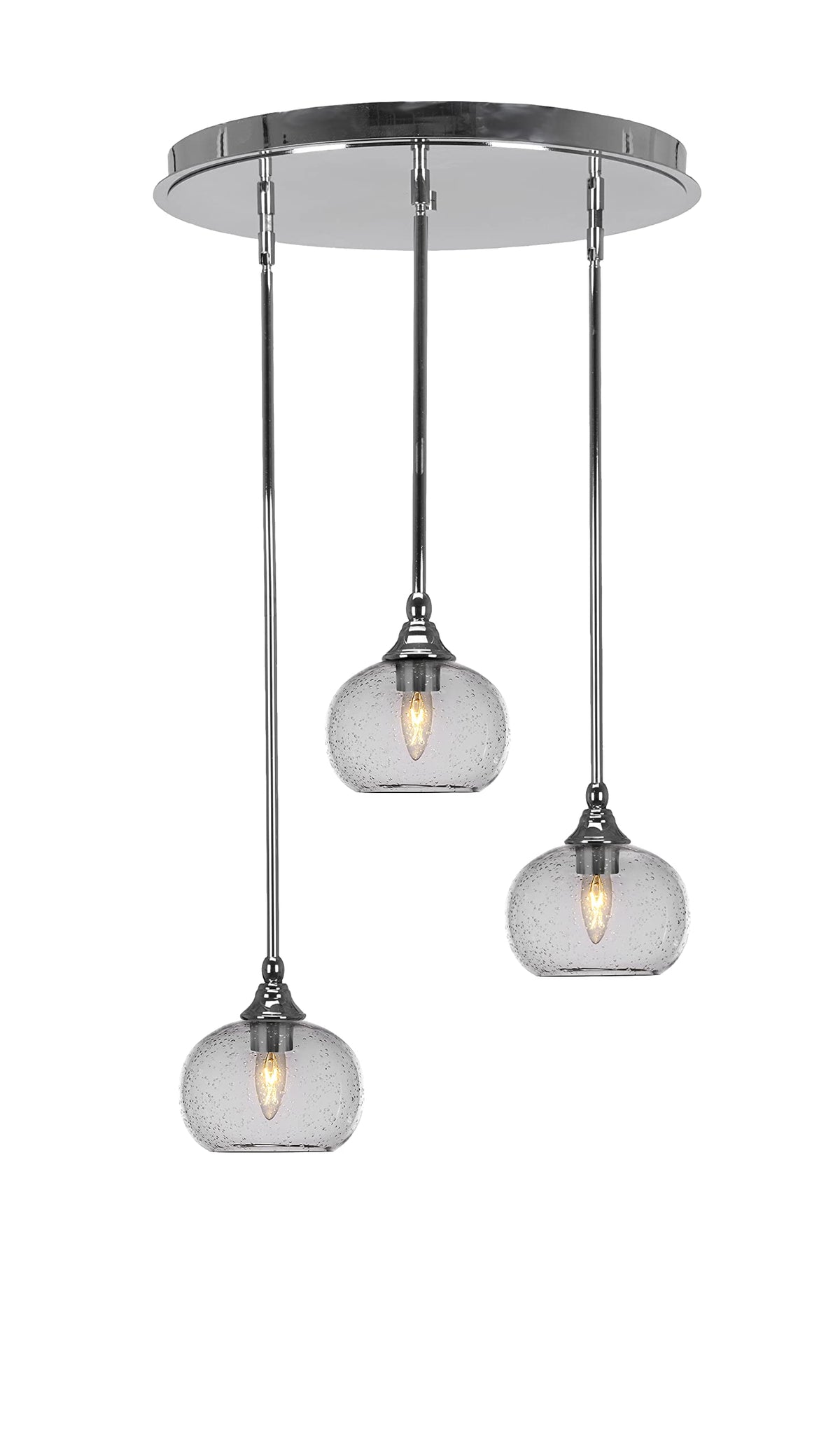 Empire 3 Light Cluster Pendalier in Chrome Finish (2183-CH-202)