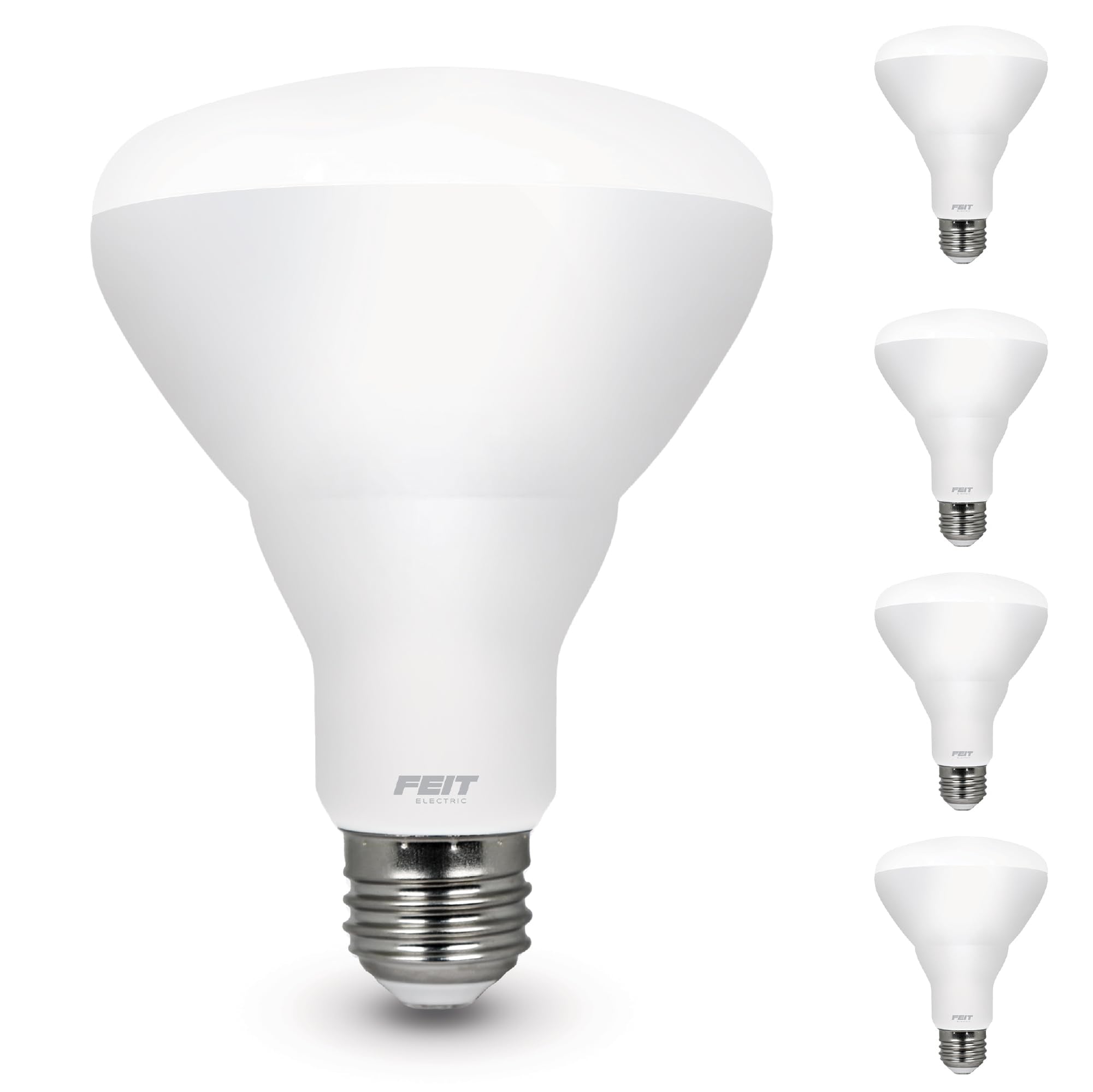 Feit Electric BR30 LED Light Bulb, 100W Equivalent, Dimmable, 1400 Lumens, E26 Standard Base, 2700K Soft White, 90CRI, Flood Lig