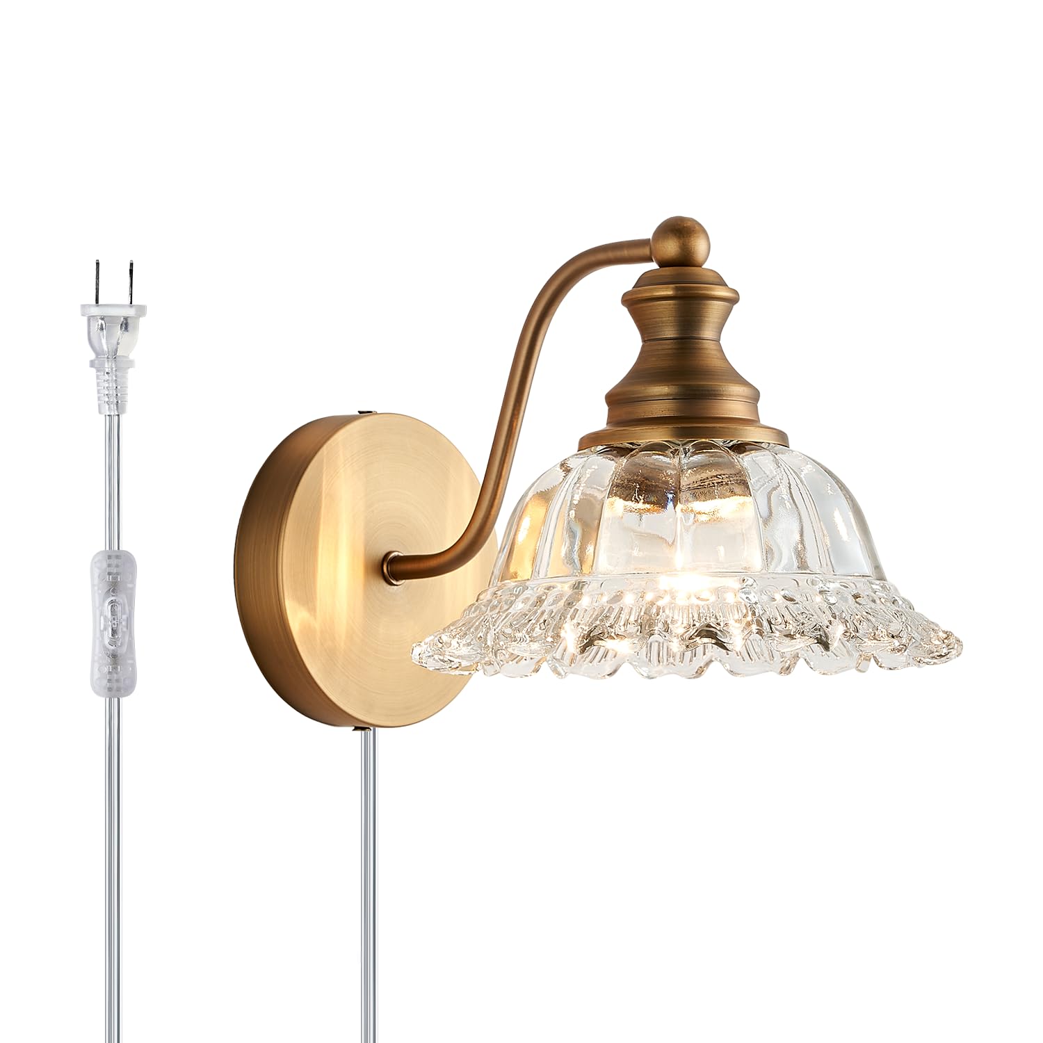 Xiedun Plug In Vanity Light Wall Sconces Farmhouse Bathroom Sconces