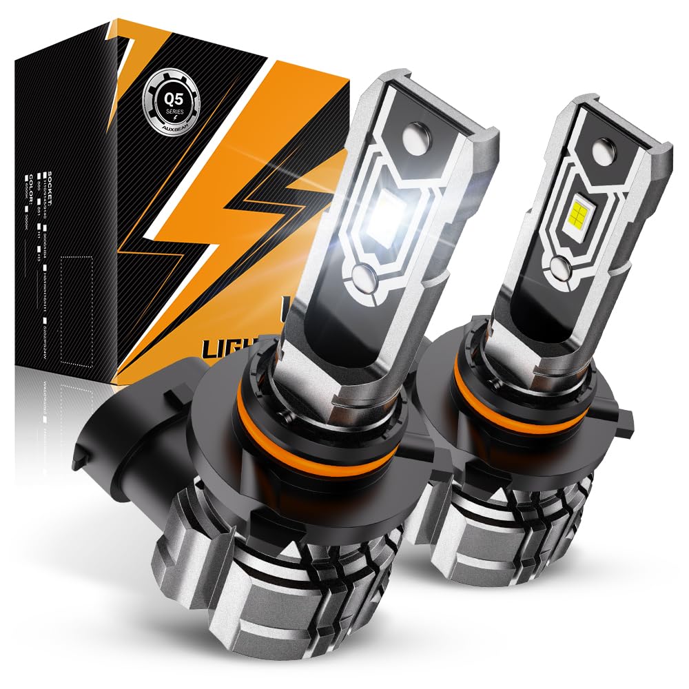 Auxbeam H10 Fog Lights, 10000LM, 400% Brighter, Aluminum, 9140 Size, White