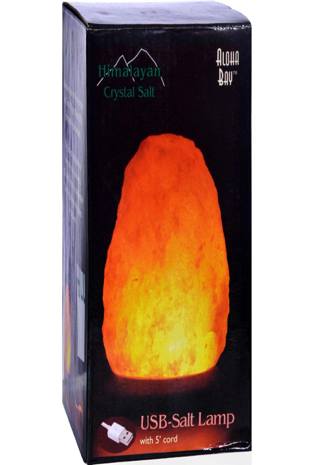 Himalayan Salt 760860840405 Lamp With Usb Plug, 1 Ea