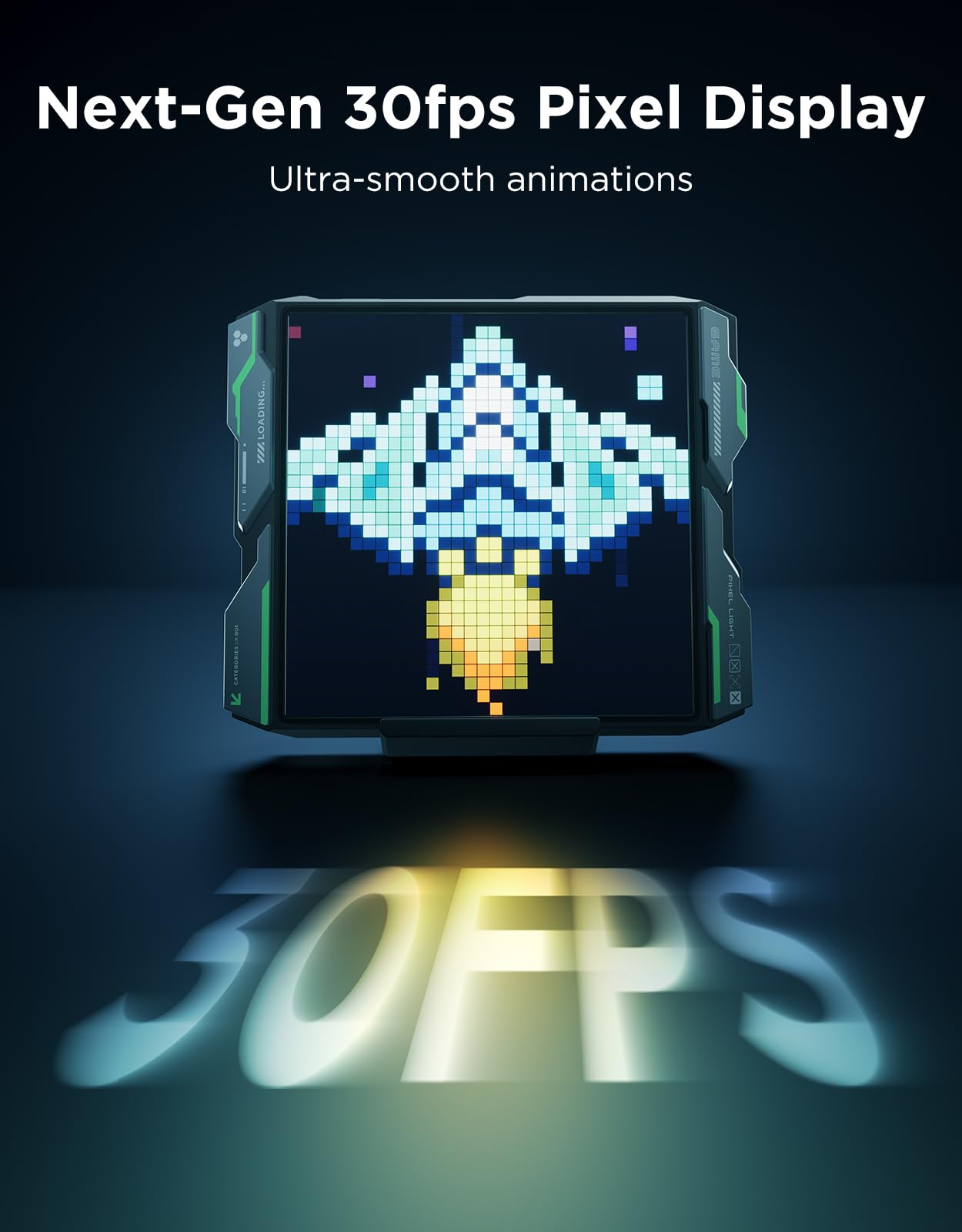 Govee Gaming Pixel Light, RGBIC LED Panel with Real-time Info Display, 150+ Scene Modes & DIY Options, Smart Pixel Lights (Wi-Fi