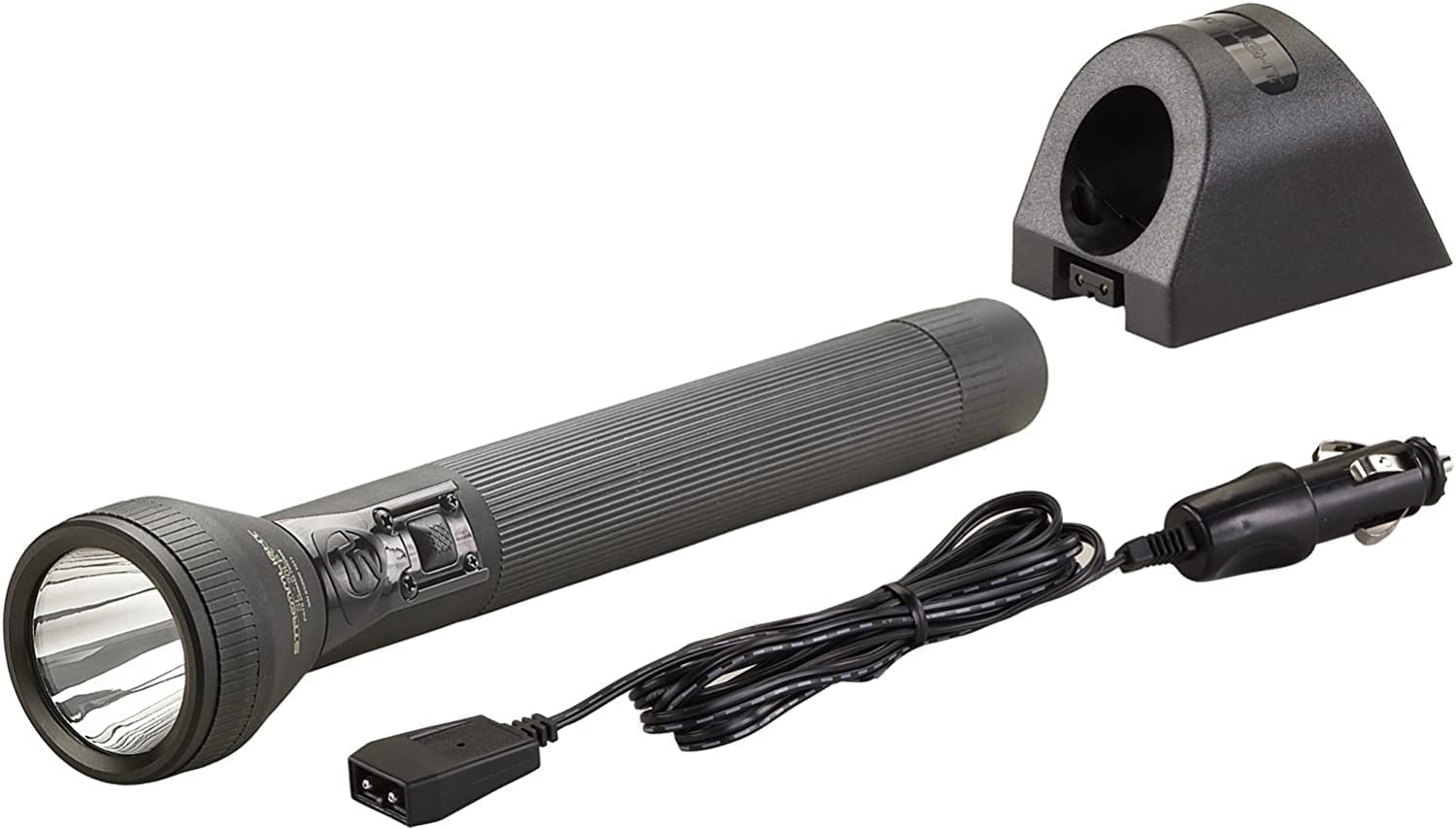 Streamlight 25302 Sl-20Lp 450-Lumen Full Size Rechargeable Led Flashlight With 12-Volt Dc Smart Charger, Black