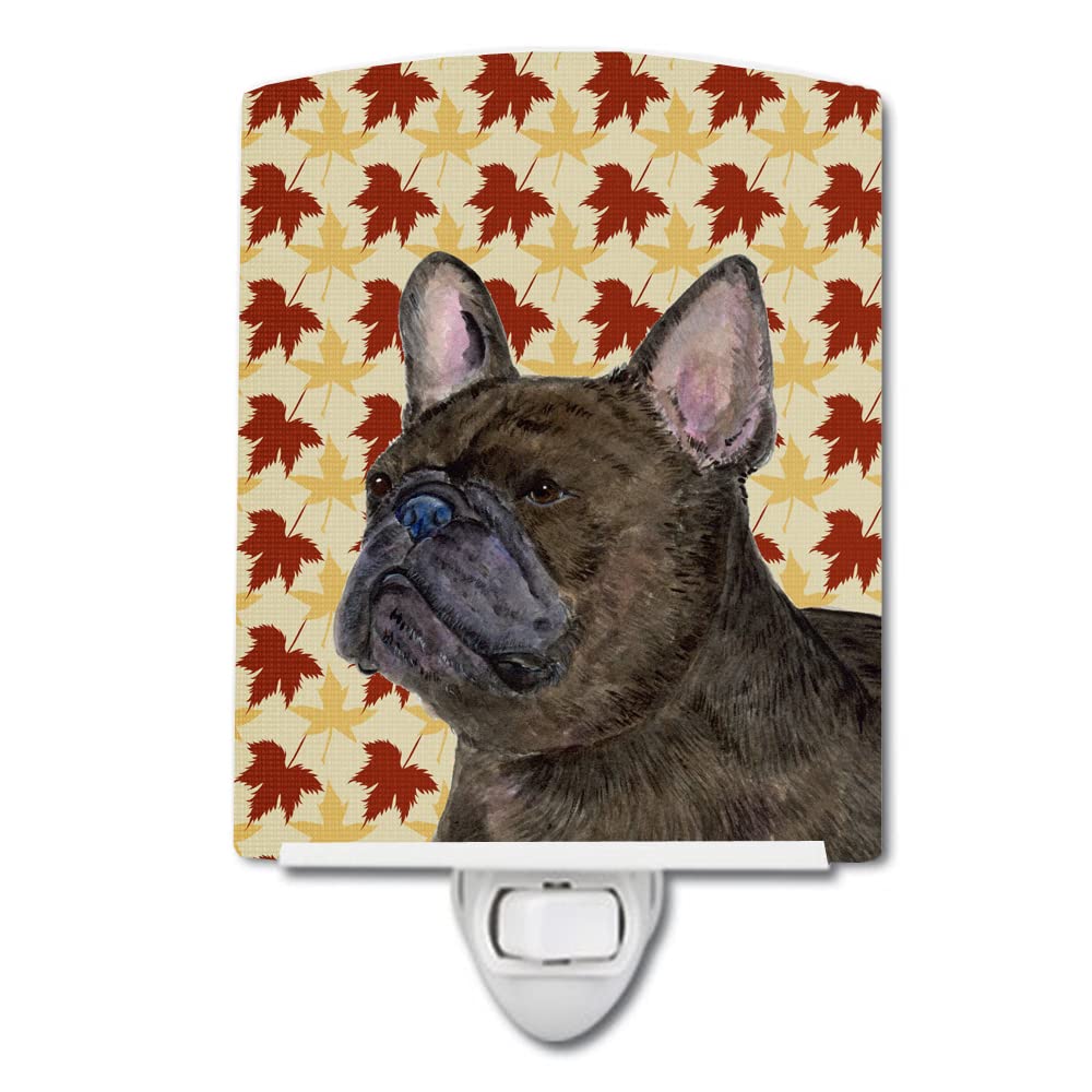 Carolines Treasures Ceramic Night Light, French Bulldog Portrait, UL-Certified, 6x4x3in, Multicolor, Model SS4337CNL