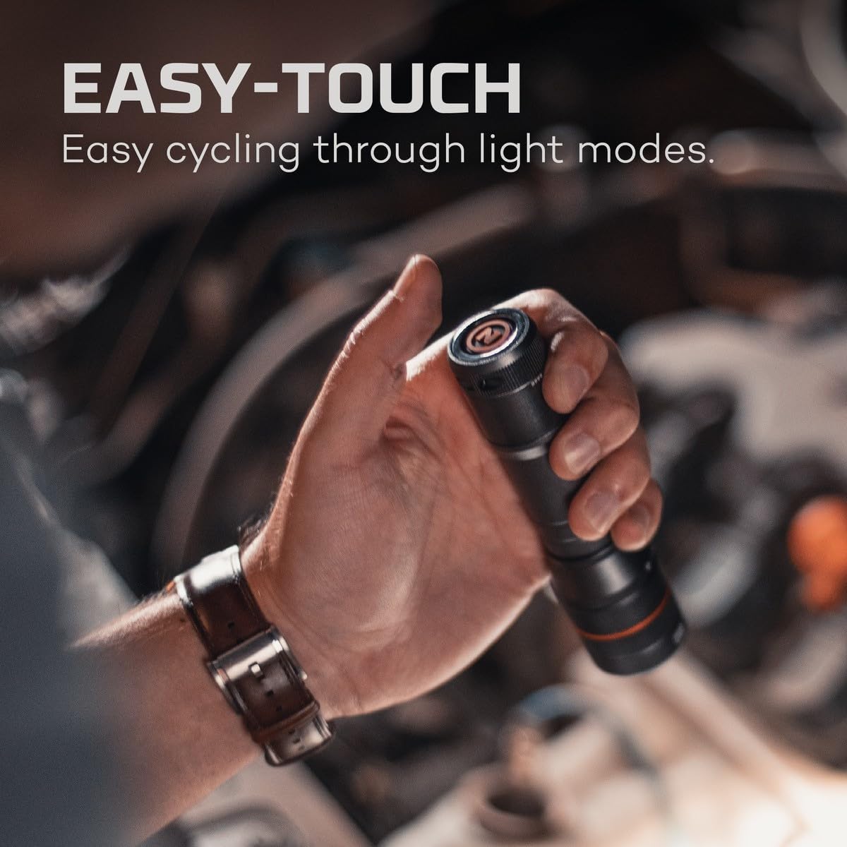 NEBO Newton 500 Lumen LED Handheld Flashlight | Waterproof, AA Battery, Black, Aluminum, Model: NEB-FLT-0014